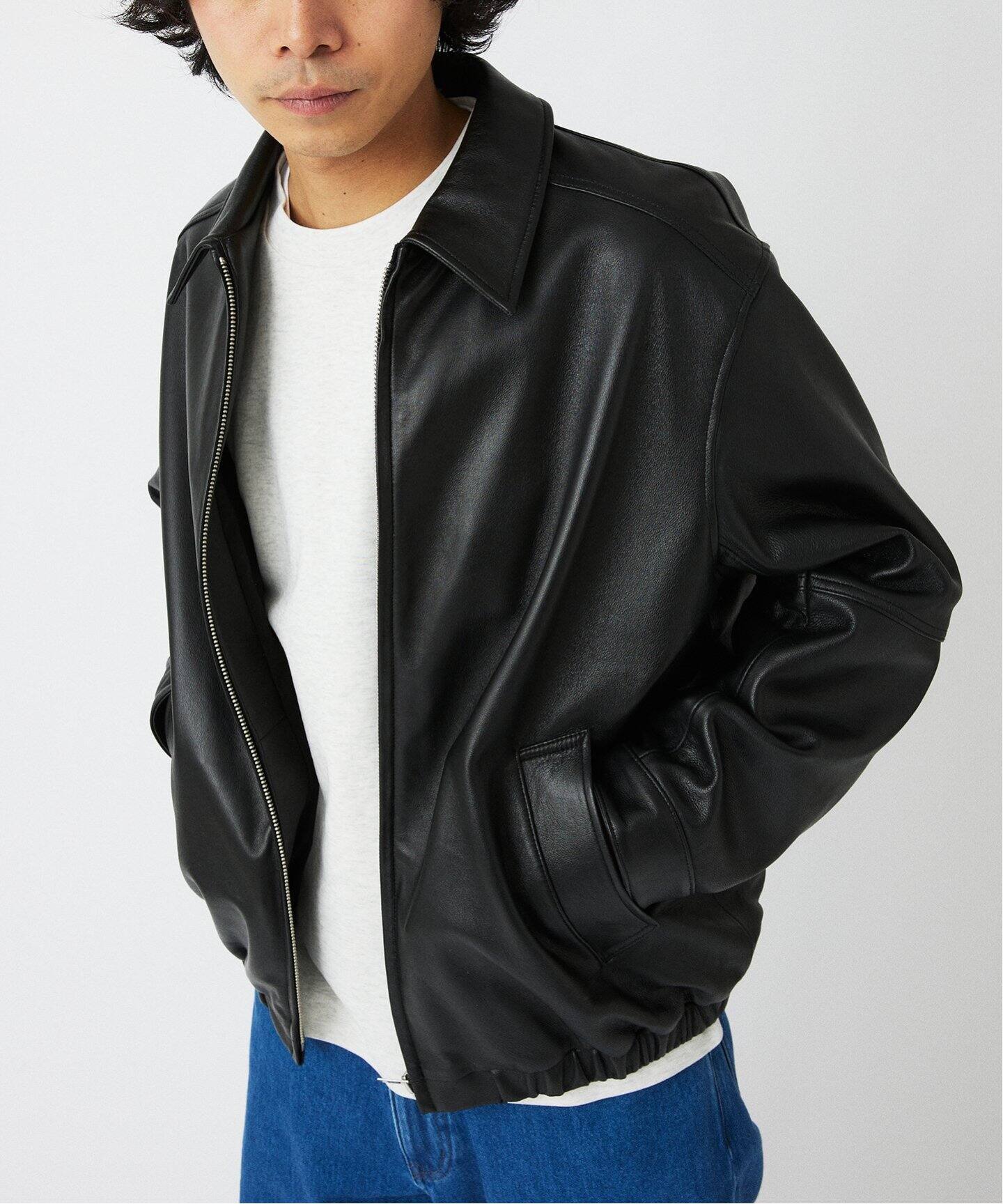 SKOOKUM / スクーカム 別注 シープレザー ジップジャケット（レザー