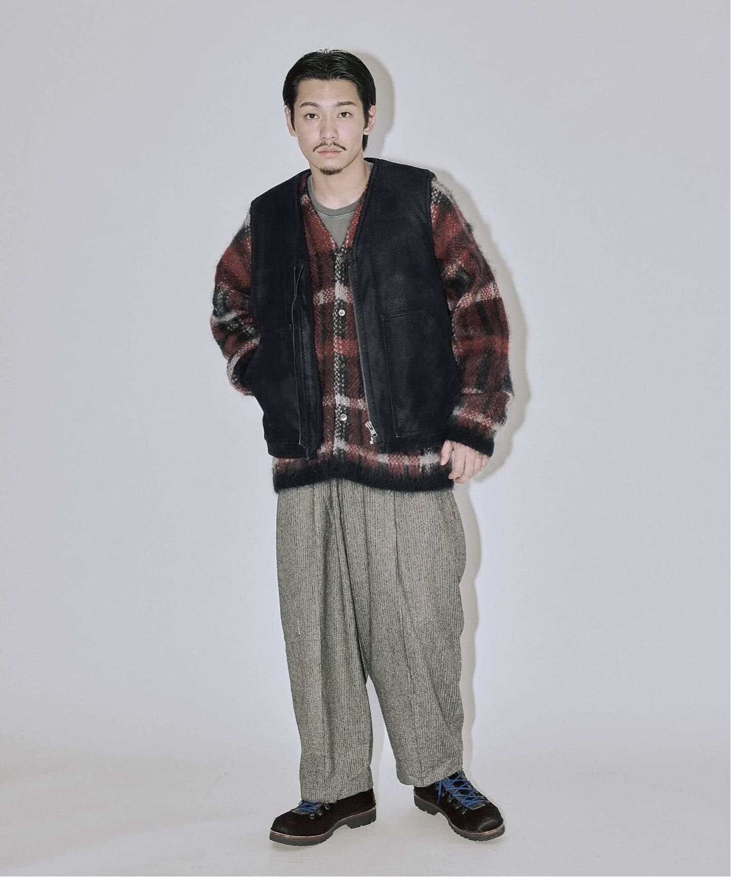 J.S.Homestead / フロック レザー ジップ ベスト（その他ブルゾン