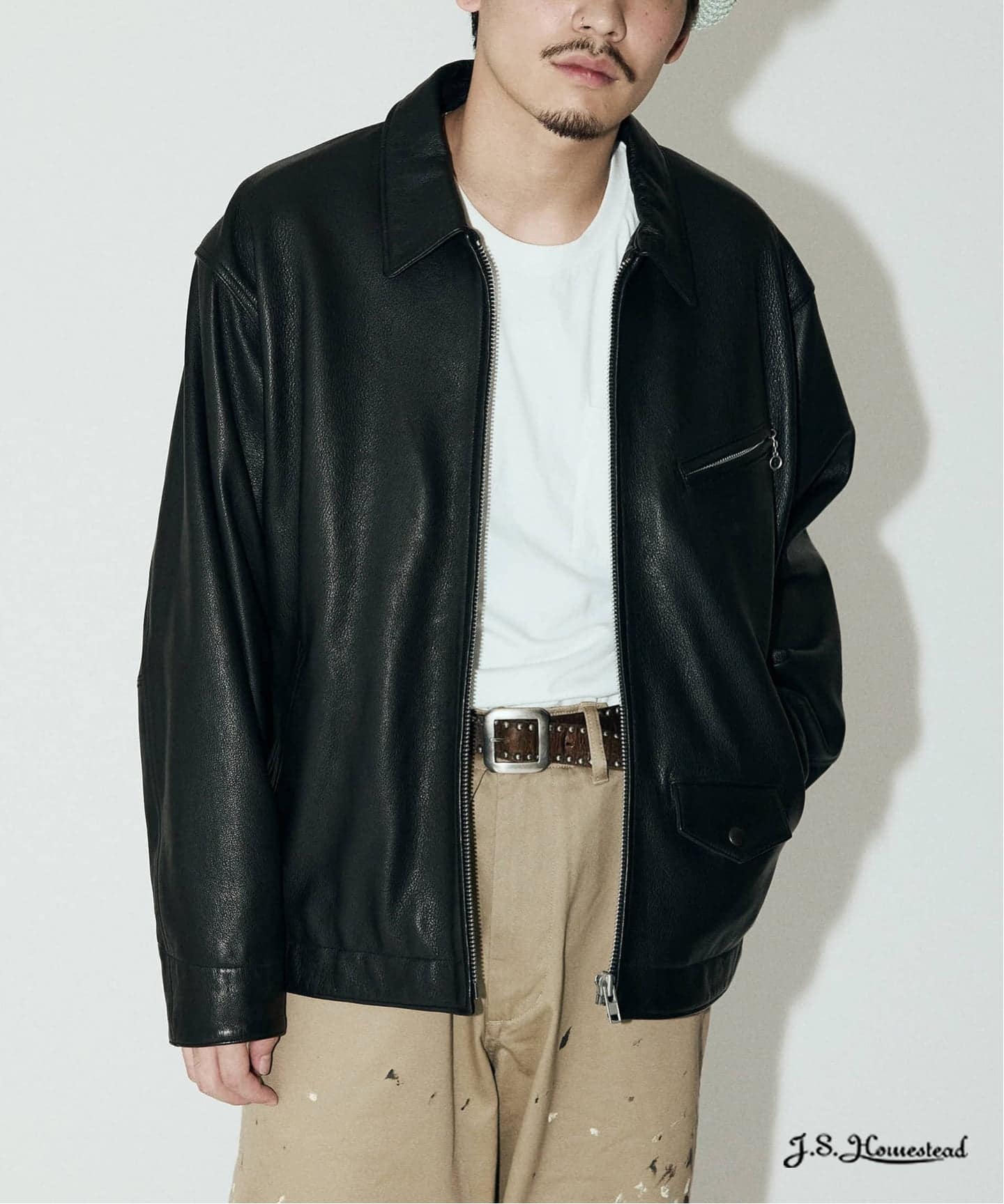 J.S.Homestead / ゴート ネイキッド デトロイト ライダース（レザー