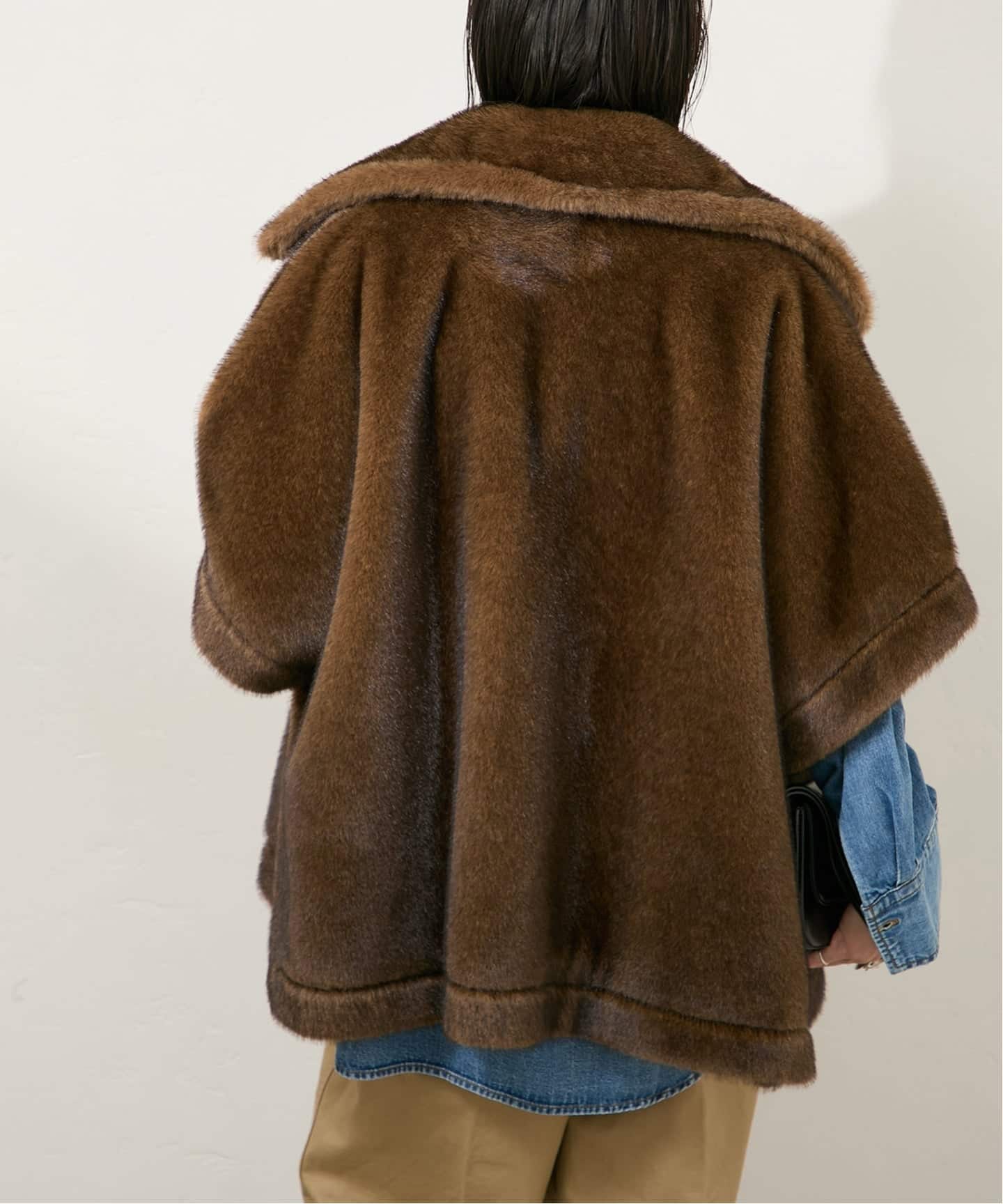 Mink Like Fur Poncho（ポンチョ・マント）｜JOURNAL STANDARD