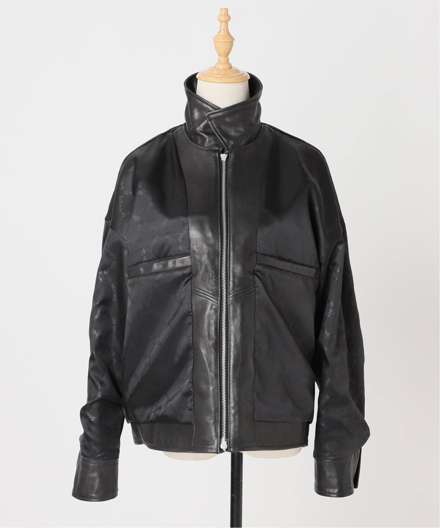 別注【Schott/ショット】LEATHER TRACKER JACKET SMU（レザー