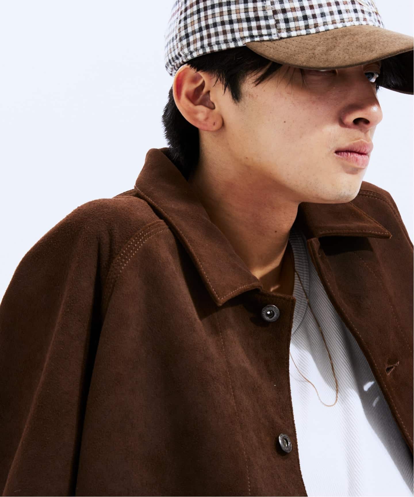 Schott / ショット 別注 スエード カバーオール（レザージャケット