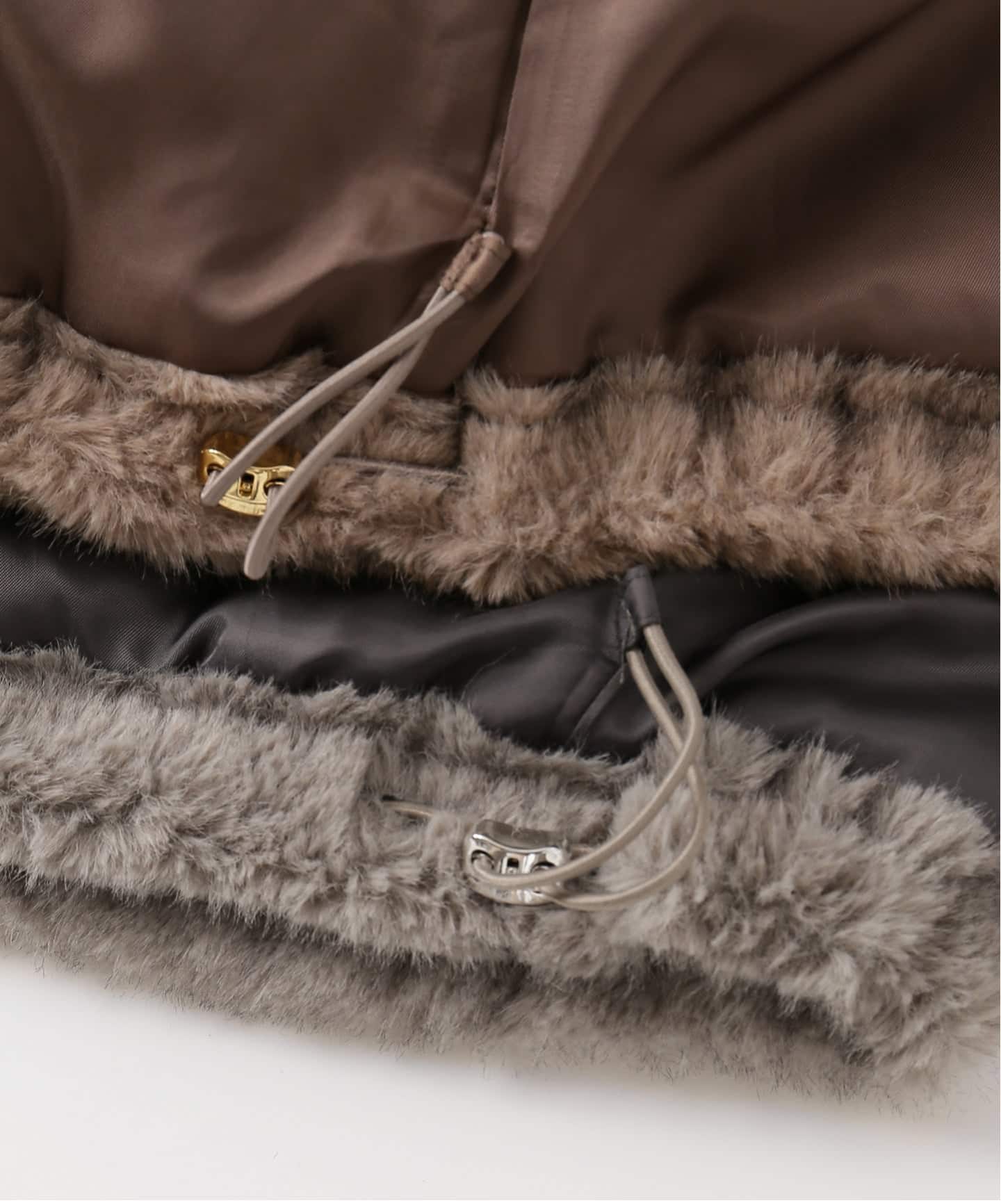 手洗い可 / フード付きミンク調ファーベスト（ベスト）｜B.C STOCK