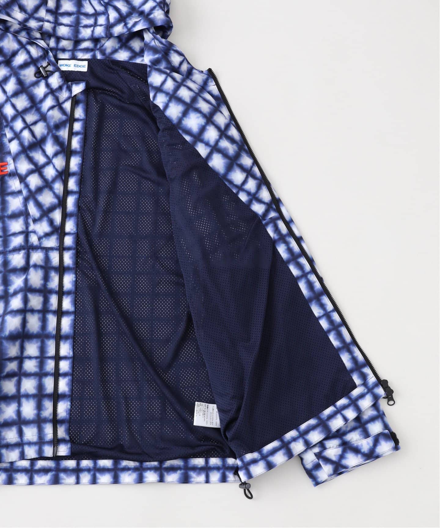 WOKE EDGE/ウォークエッジTiedye Check Parka（その他ブルゾン