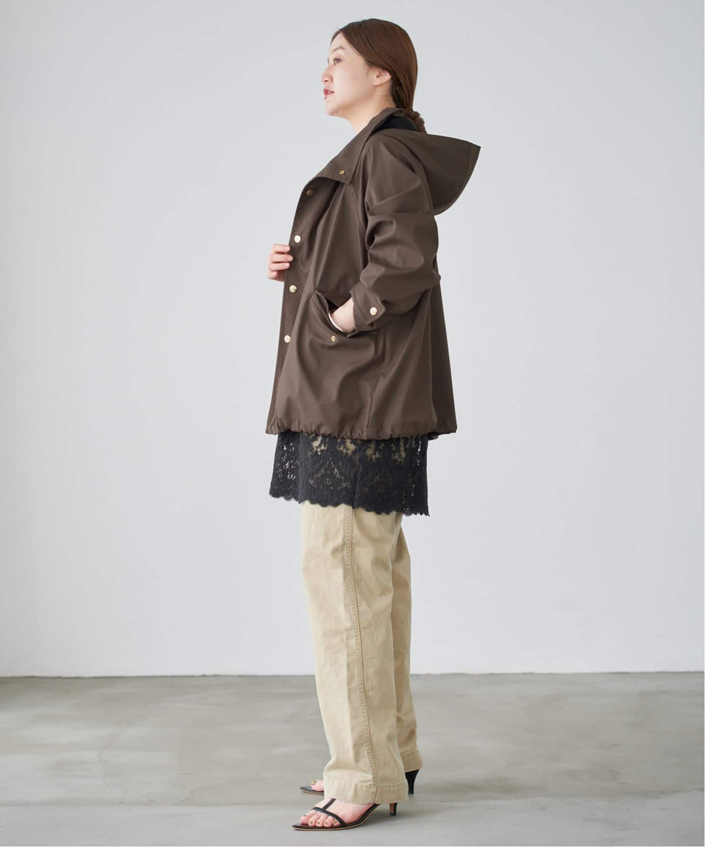 一部カラーWEB限定》ボンディングフーデッドブルゾン（その他ブルゾン