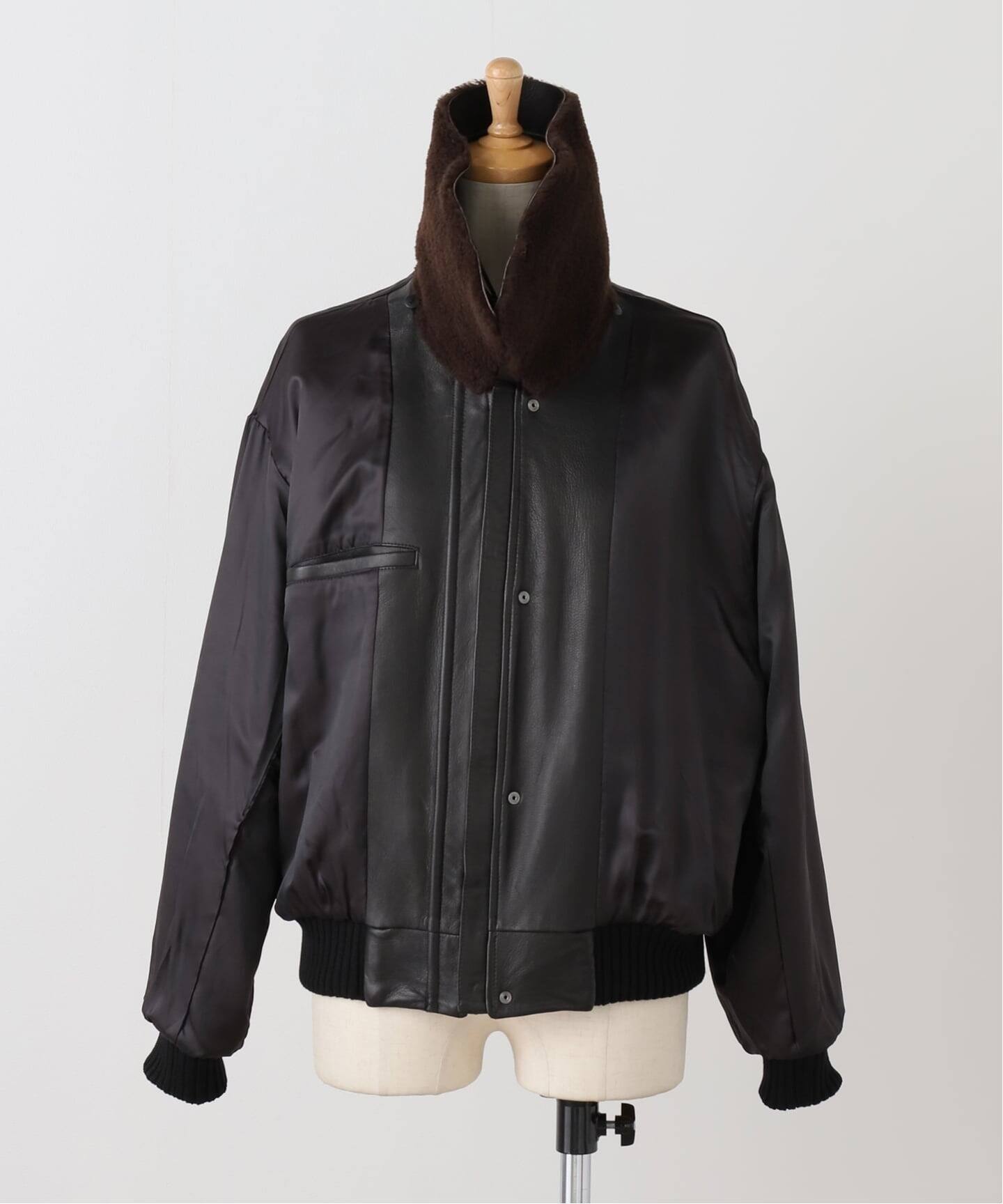 シープスキンジップブルゾン（レザージャケット）｜IENA（イエナ）の