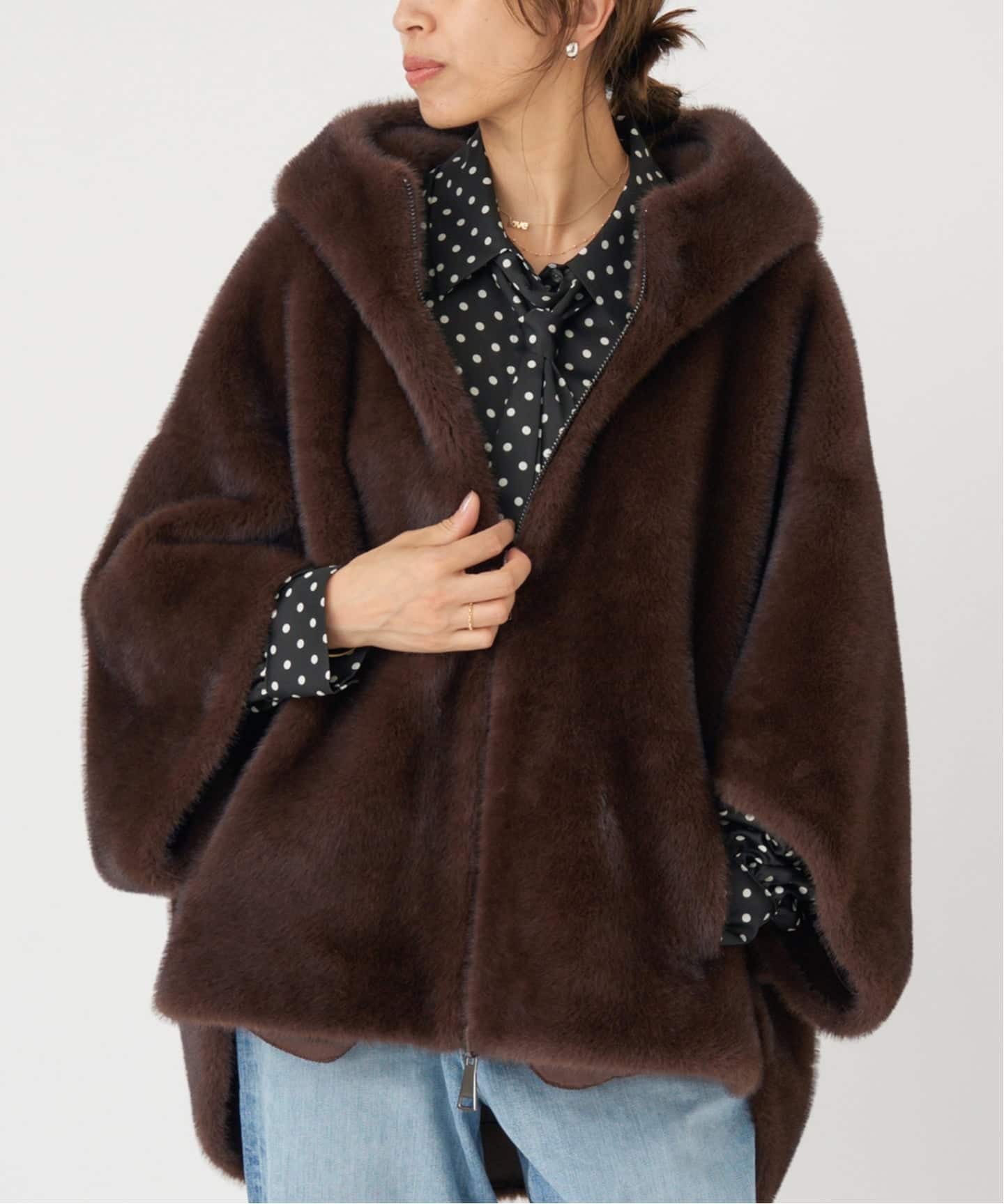 LOU ANDREA/ルーアンドレア ECO FUR BZ エコファーブルゾン（その他