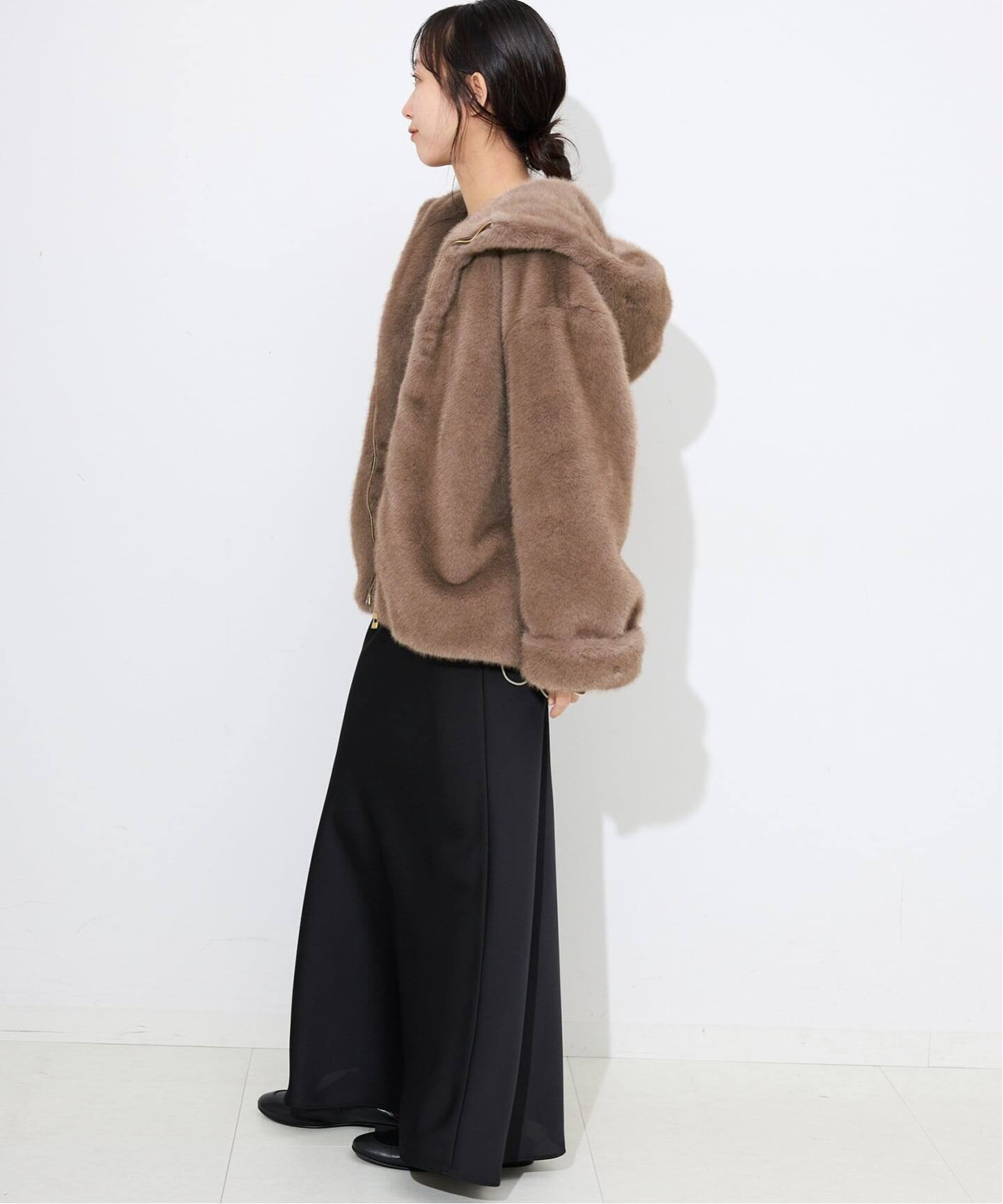 FAKEファーフードブルゾン（その他ブルゾン／アウター）｜SLOBE IENA