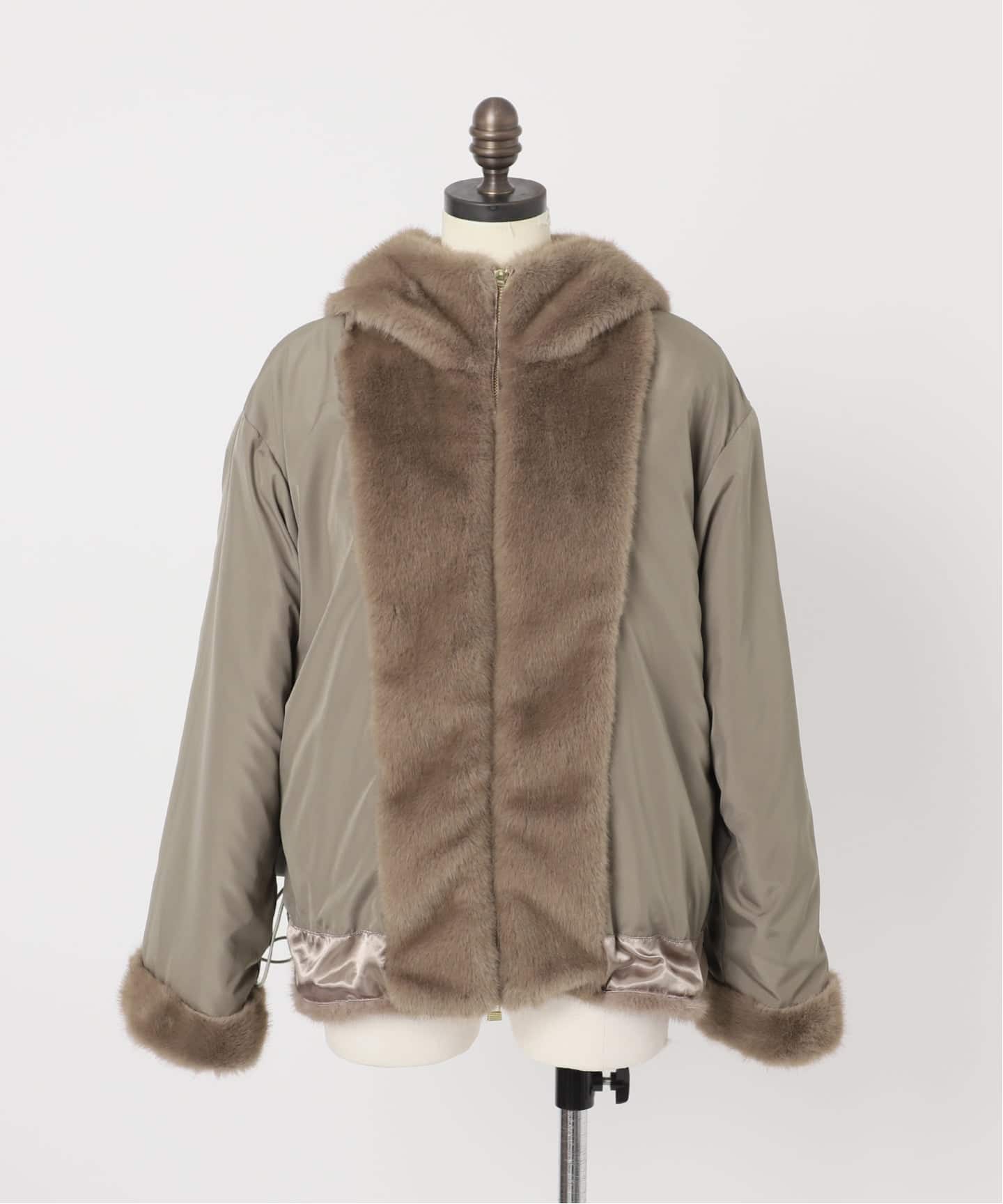 FAKEファーフードブルゾン（その他ブルゾン／アウター）｜SLOBE IENA