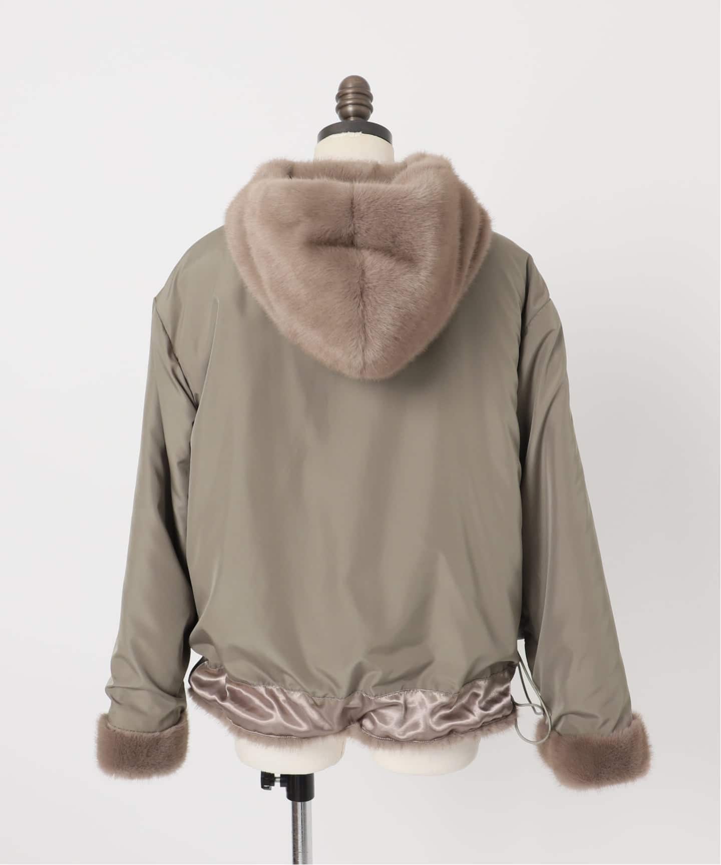 FAKEファーフードブルゾン（その他ブルゾン／アウター）｜SLOBE IENA