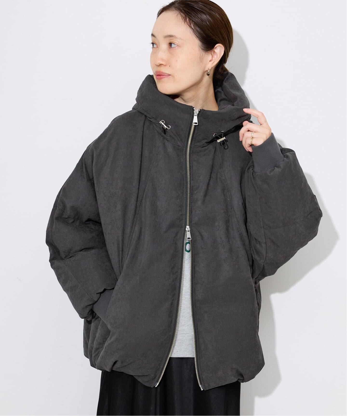 中綿ボリュームフードブルゾン（中綿・キルティング）｜SLOBE IENA