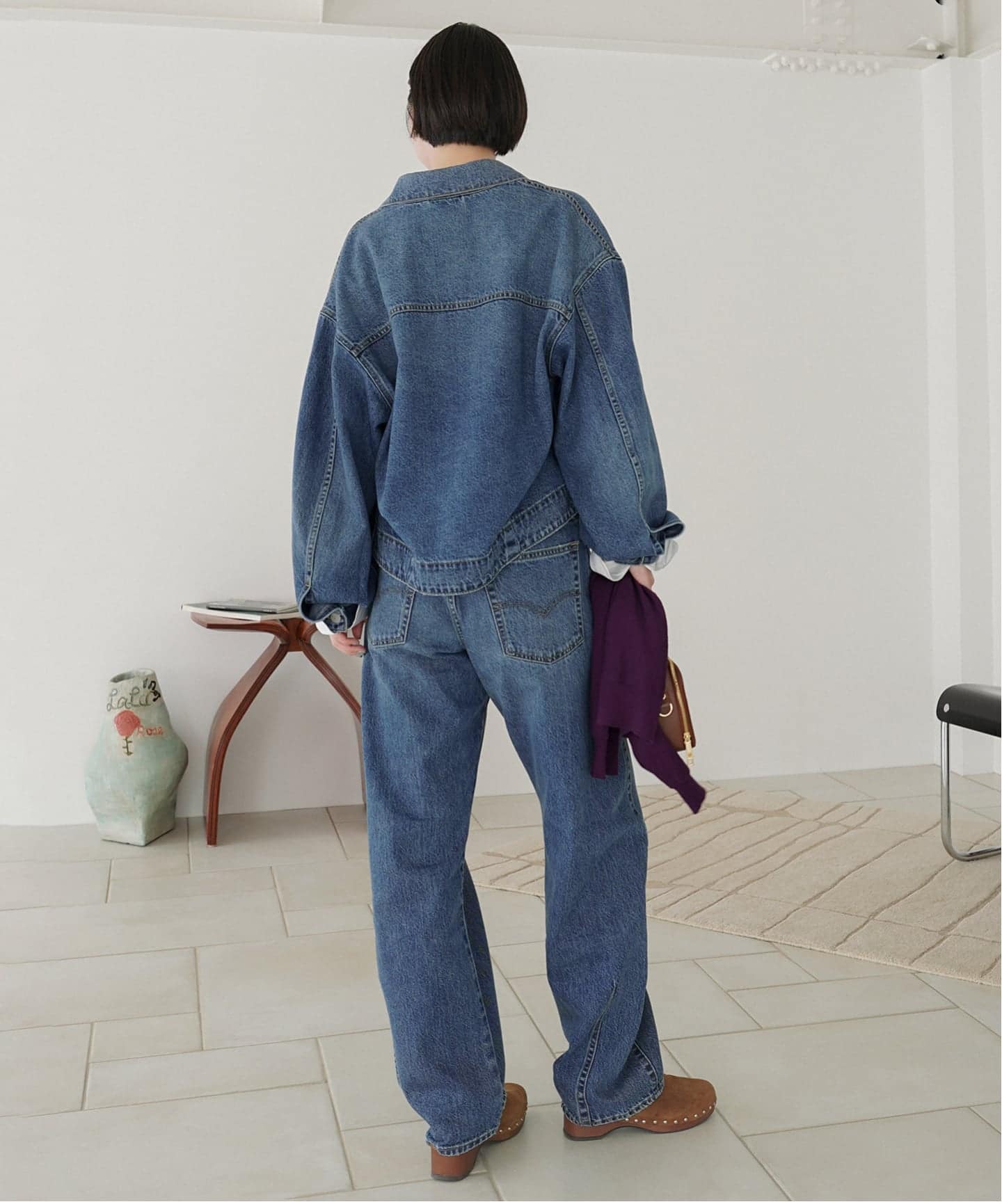 Levi's/リーバイス SLOBE別注 BALLOON SLEEVE TRACKER デニム