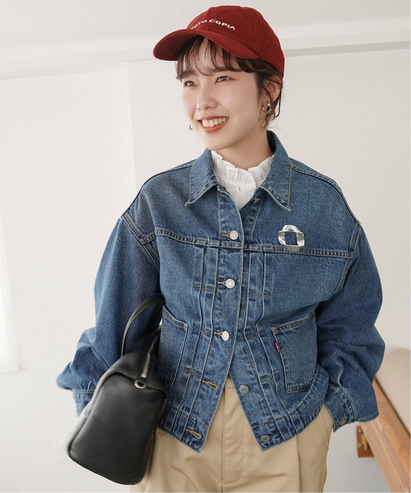 Levi's/リーバイス SLOBE別注 BALLOON SLEEVE TRACKER デニム