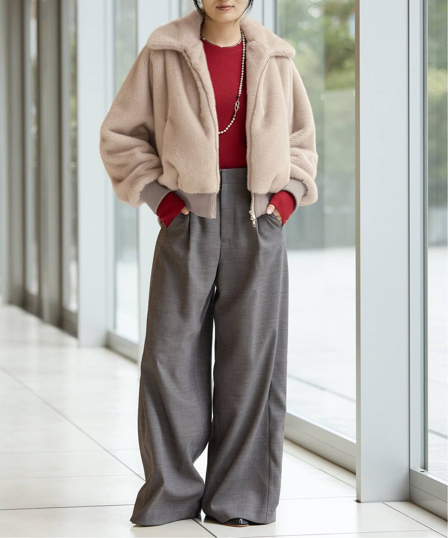 IENA LA BOUCLE ecoファーブルゾン（その他ブルゾン／アウター）｜IENA