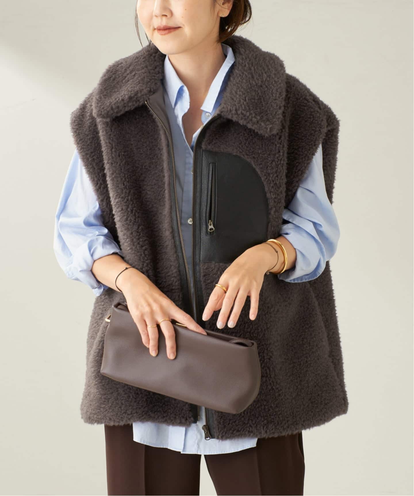 lesTendre boa ベスト（ベスト）｜Plage（プラージュ）の通販