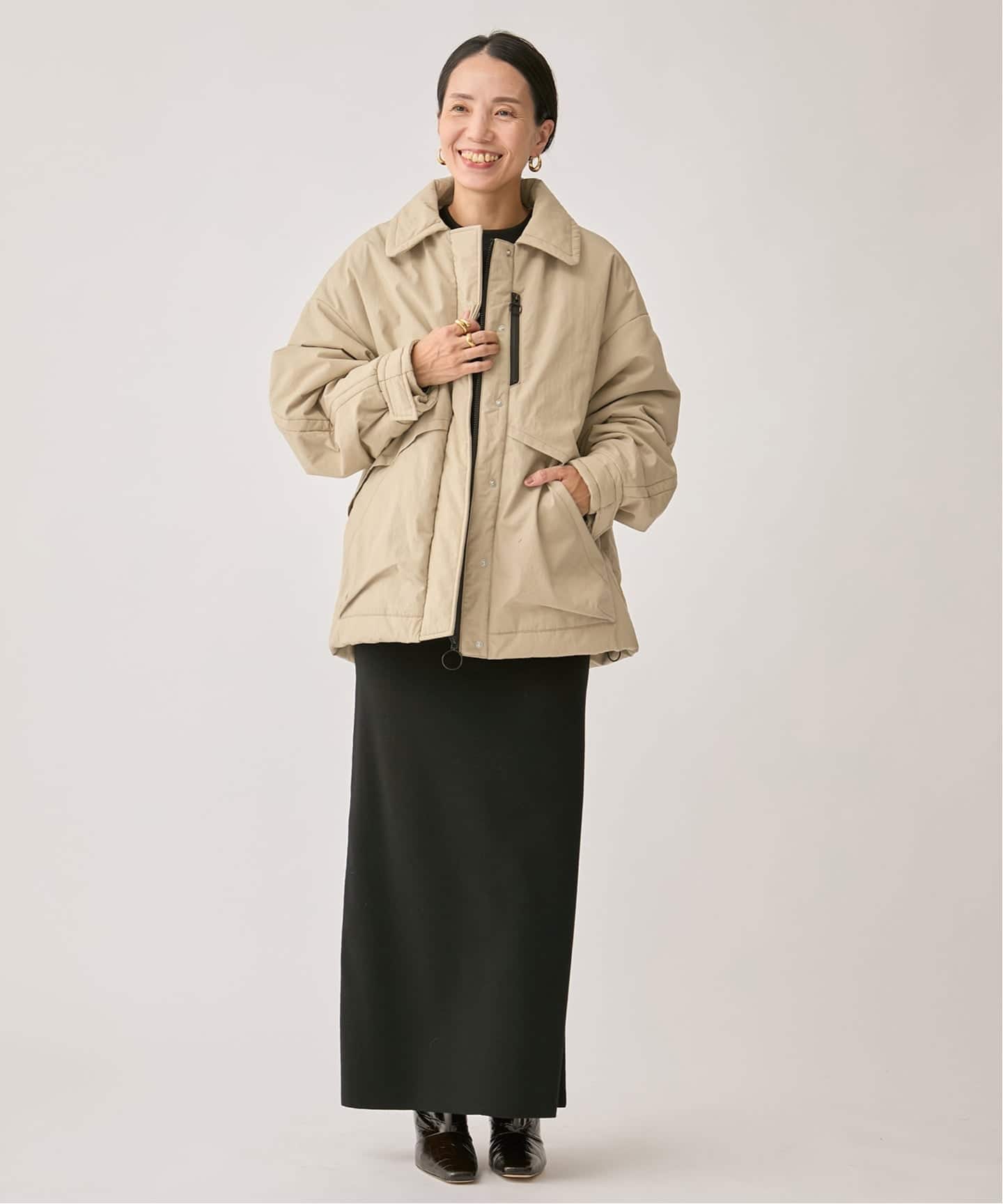 primaloft Cotton ナイロンブルゾン（中綿・キルティング）｜VERMEIL