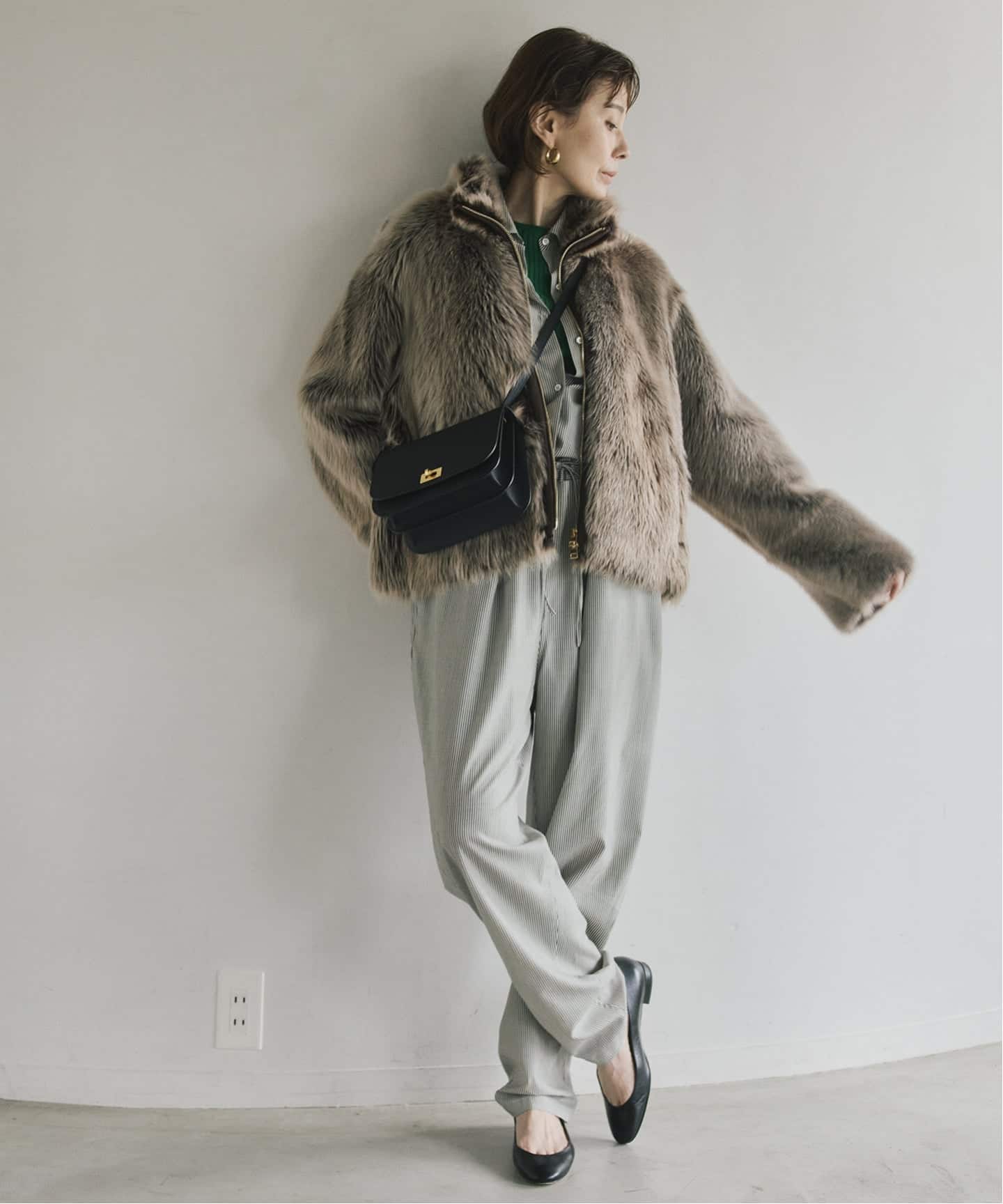 LISA CONTE リサコンテ Mouton ジャケット LC2583/T/V（ムートンコート