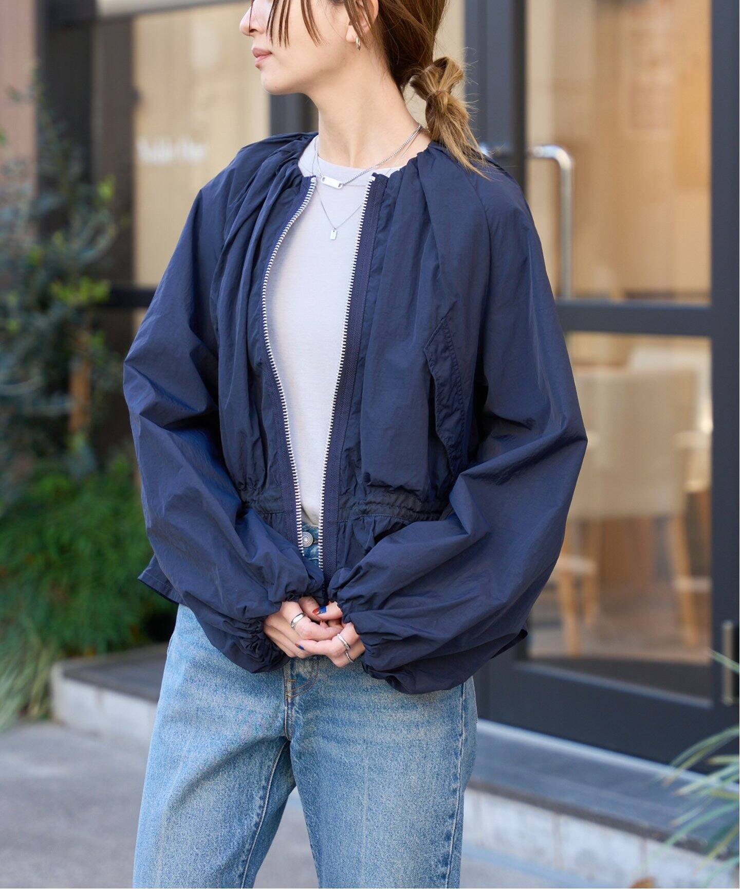 ナイロンワッシャーZIPブルゾン（その他ブルゾン／アウター）｜OUTDOOR