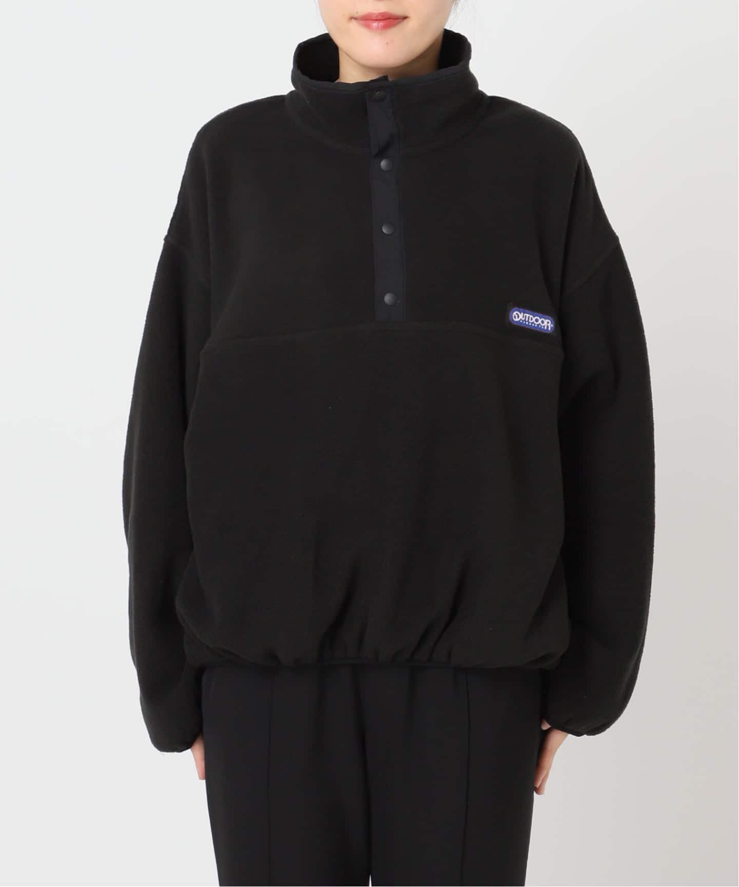 フリーススナップブルゾン ユニセックス着用可（ボア・フリース