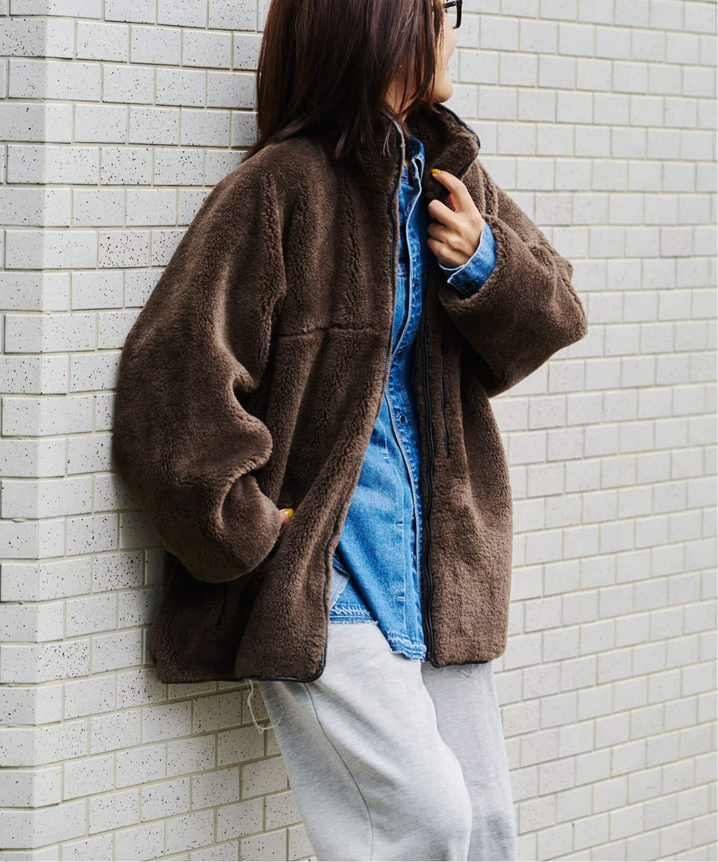 スタンドカラーボアブルゾン（ボア・フリース）｜OUTDOOR PRODUCTS