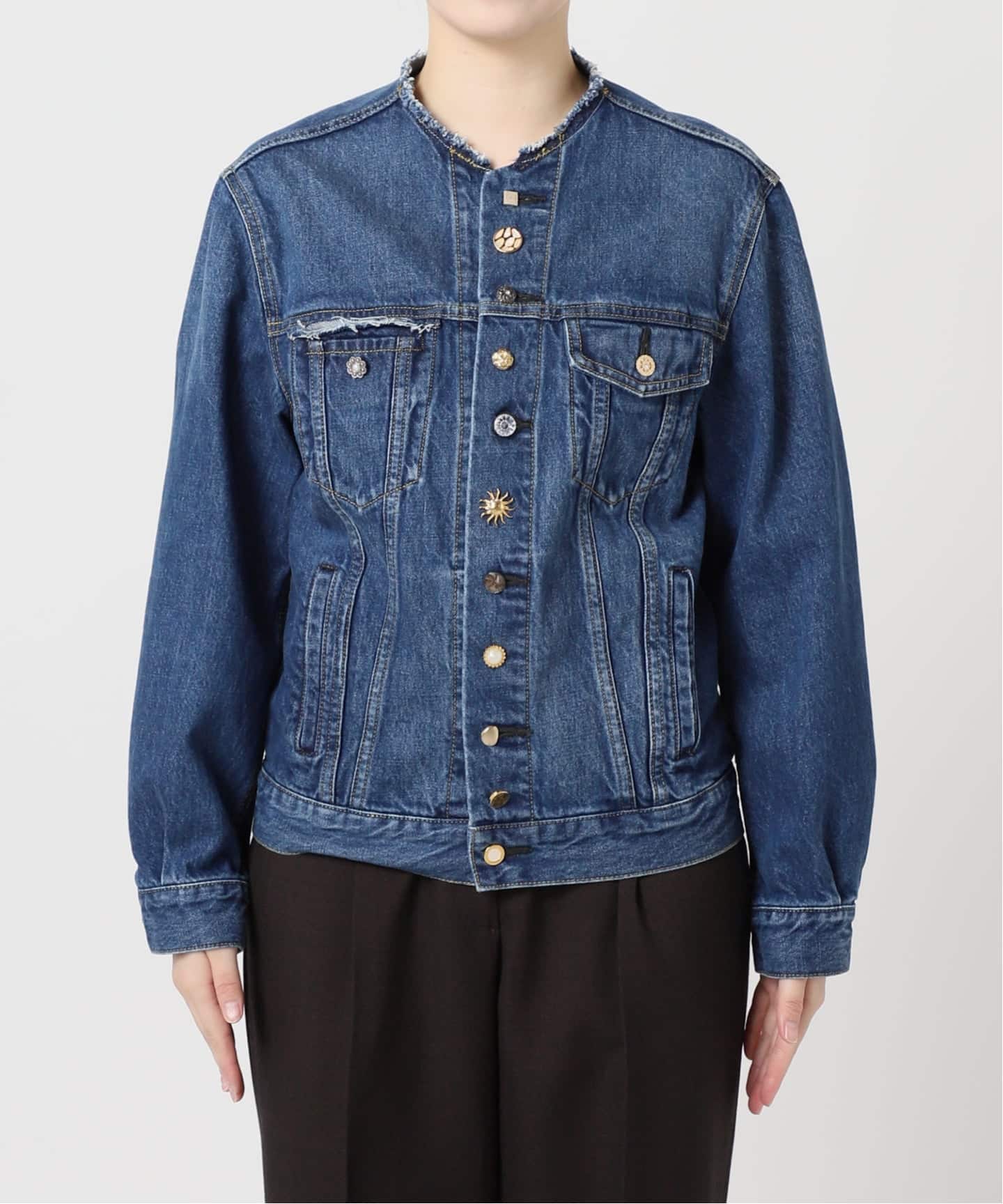 チェンジボタンデニムジャケット（デニムジャケット）｜Bonum（ボナム