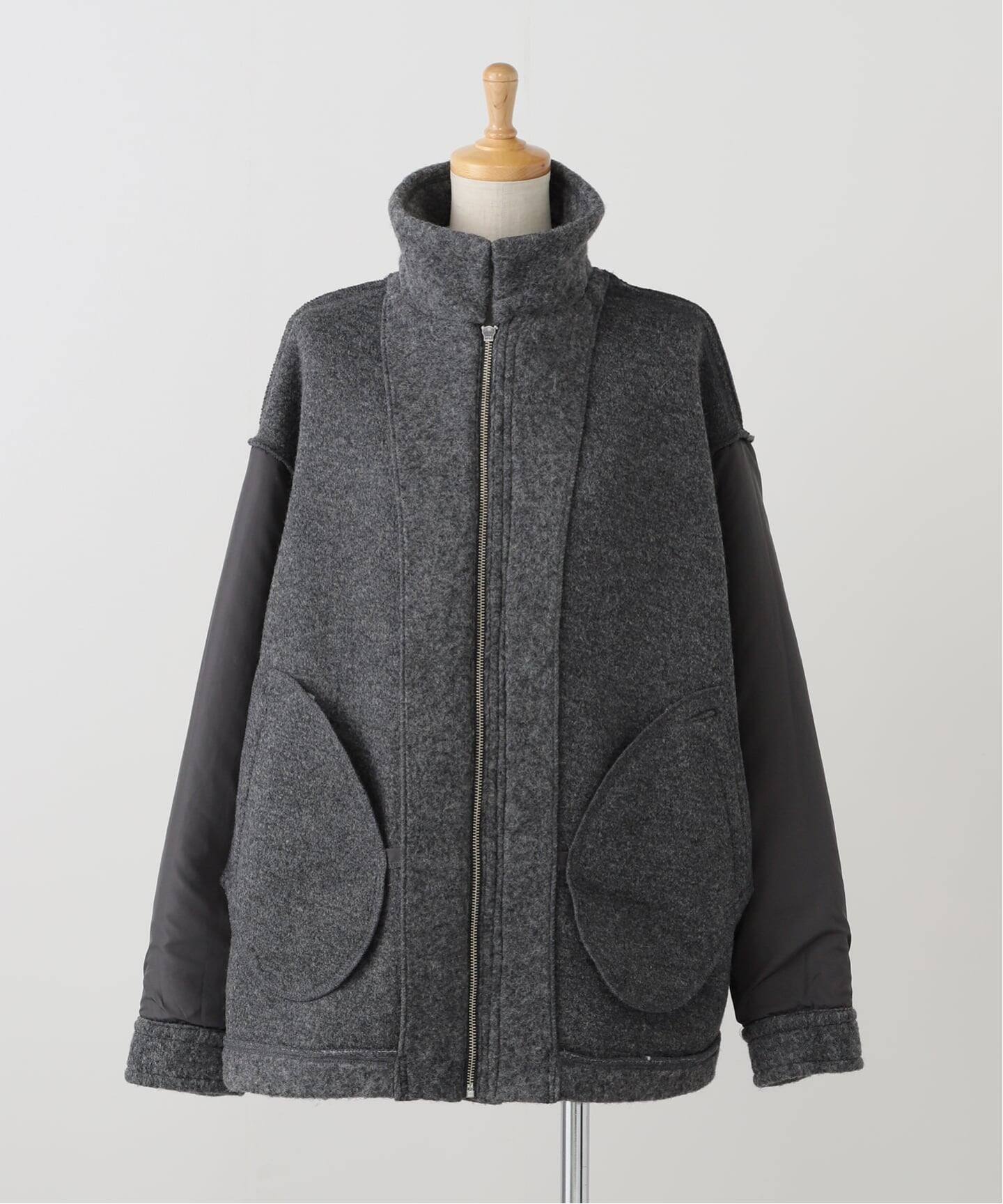 anuke Sliver Zip Blouson（ボア・フリース）｜BOICE FROM BAYCREW'S