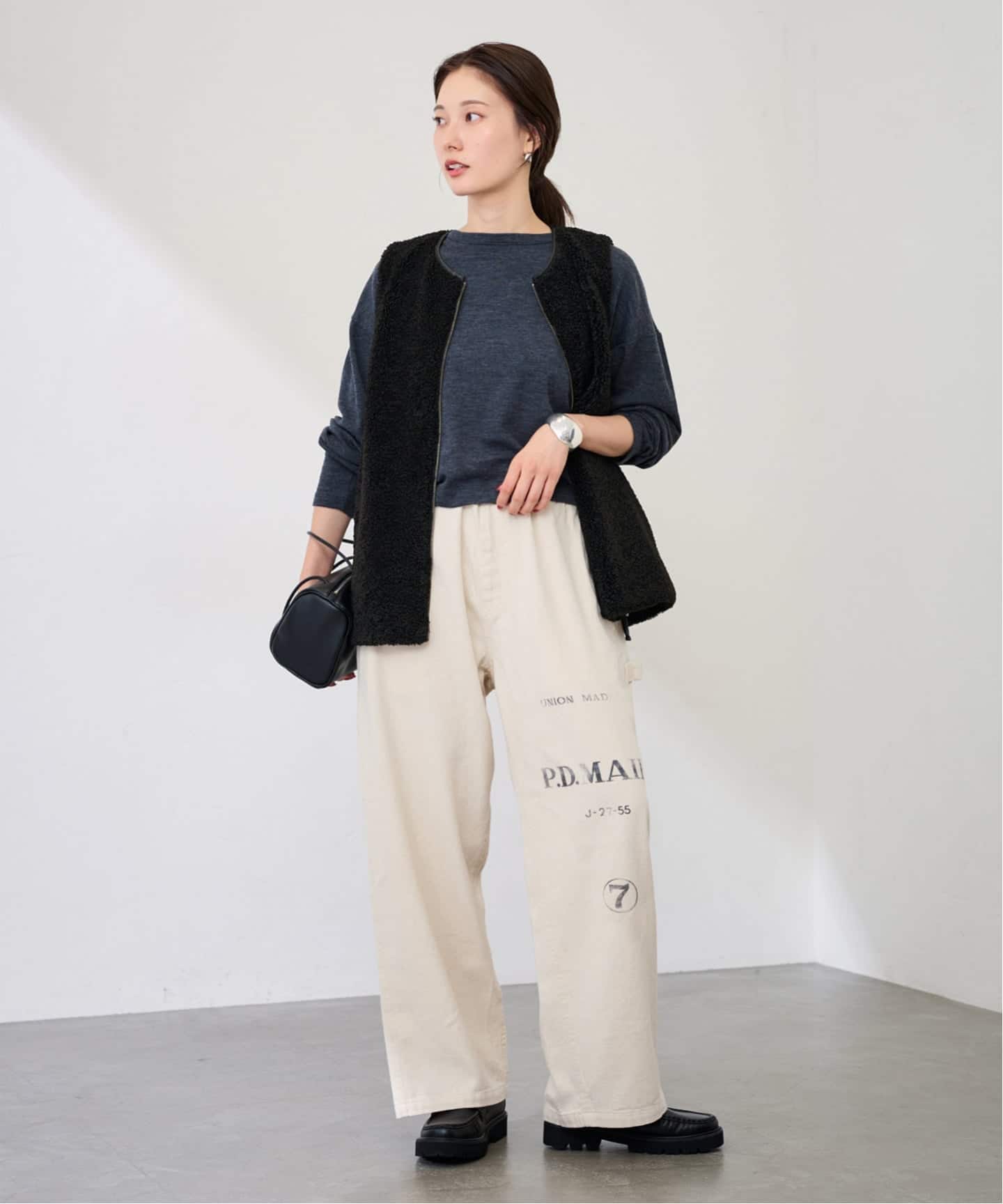 ≪追加 / 手洗い可能≫ボアベスト（ベスト）｜FRAMeWORK（フレーム