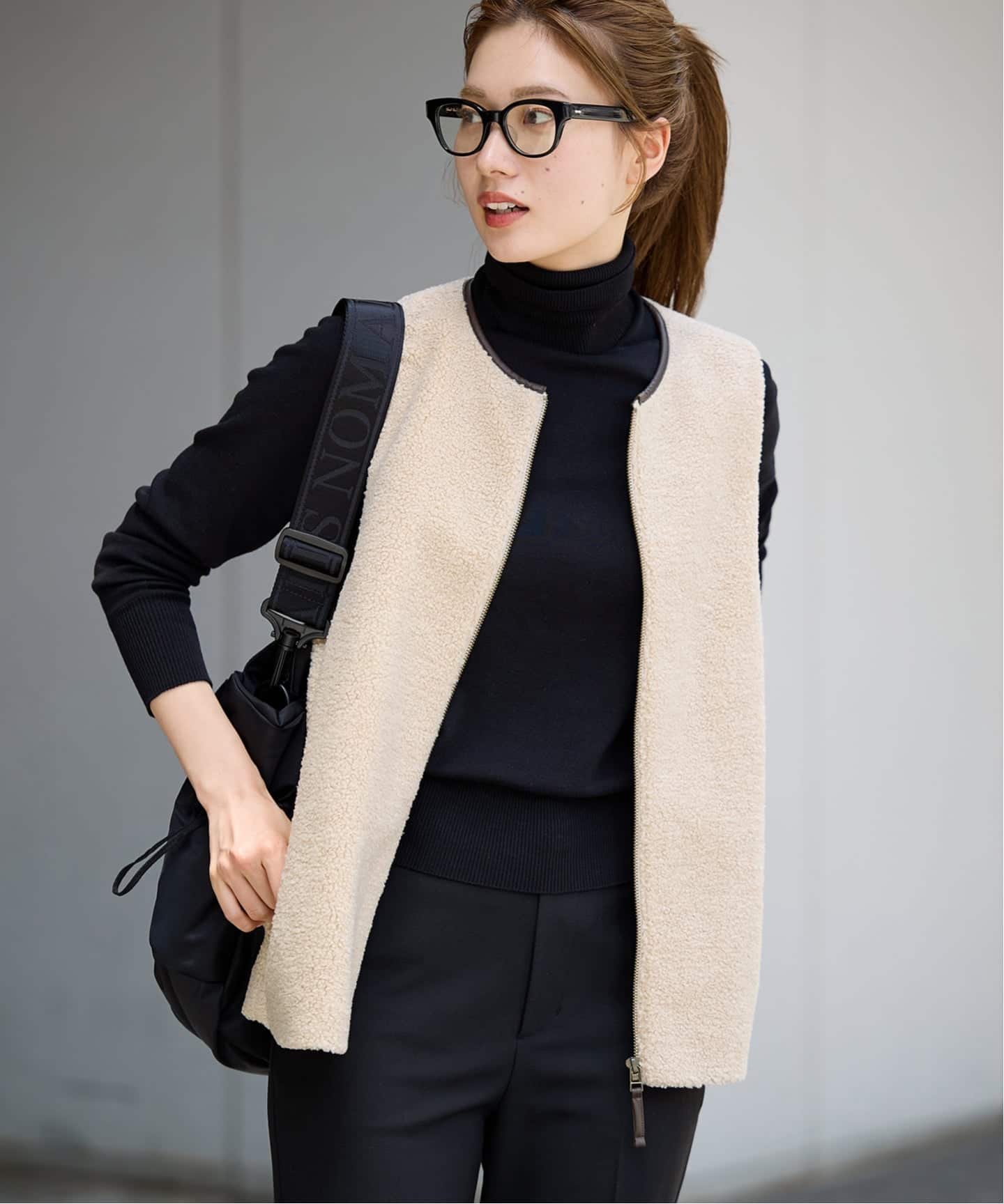 ≪追加 / 手洗い可能≫ボアベスト（ベスト）｜FRAMeWORK（フレーム