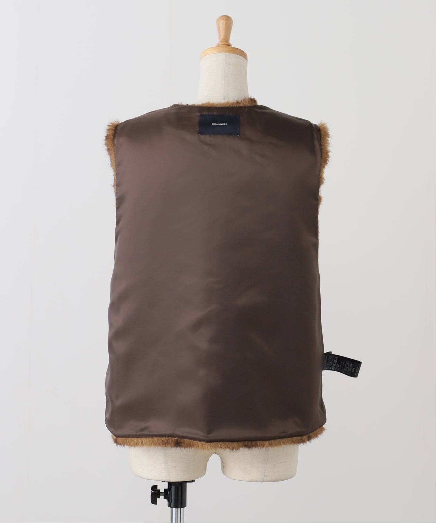 フェイクファーベスト（ベスト）｜FRAMeWORK（フレームワーク）の通販