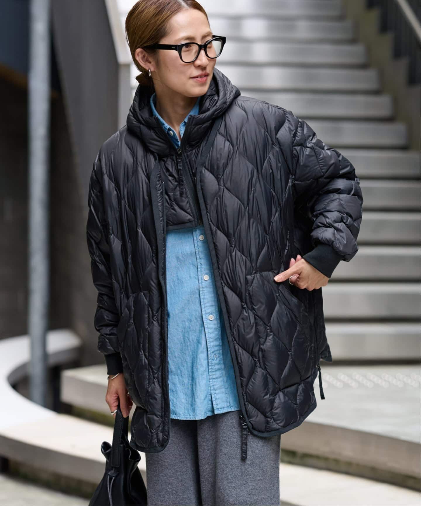 ≪追加≫TAION/タイオン 別注フードビブス付きブルゾン 2（中綿