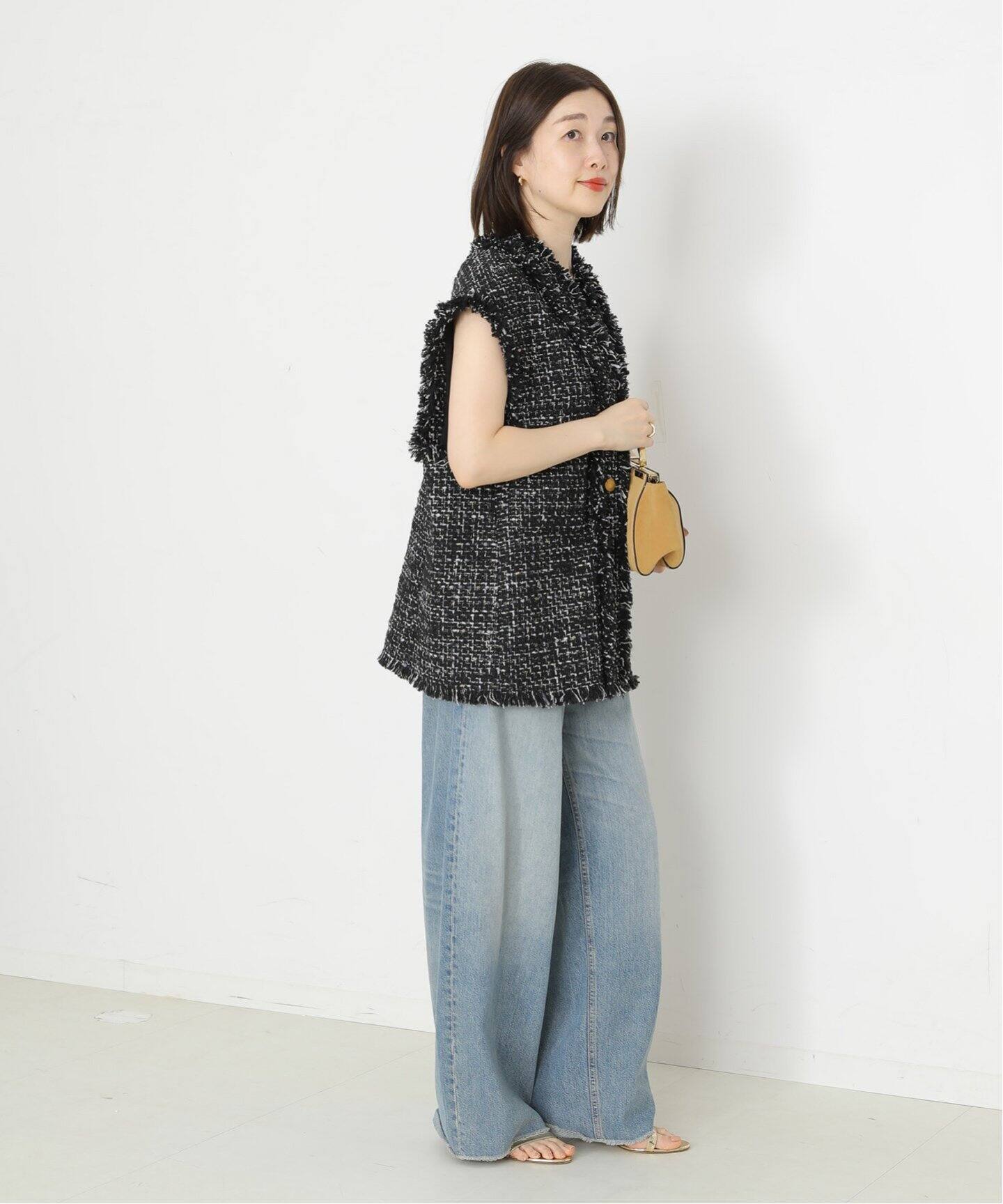 GIOLICAツイードBIGベスト（ベスト）｜JOURNAL STANDARD L'ESSAGE