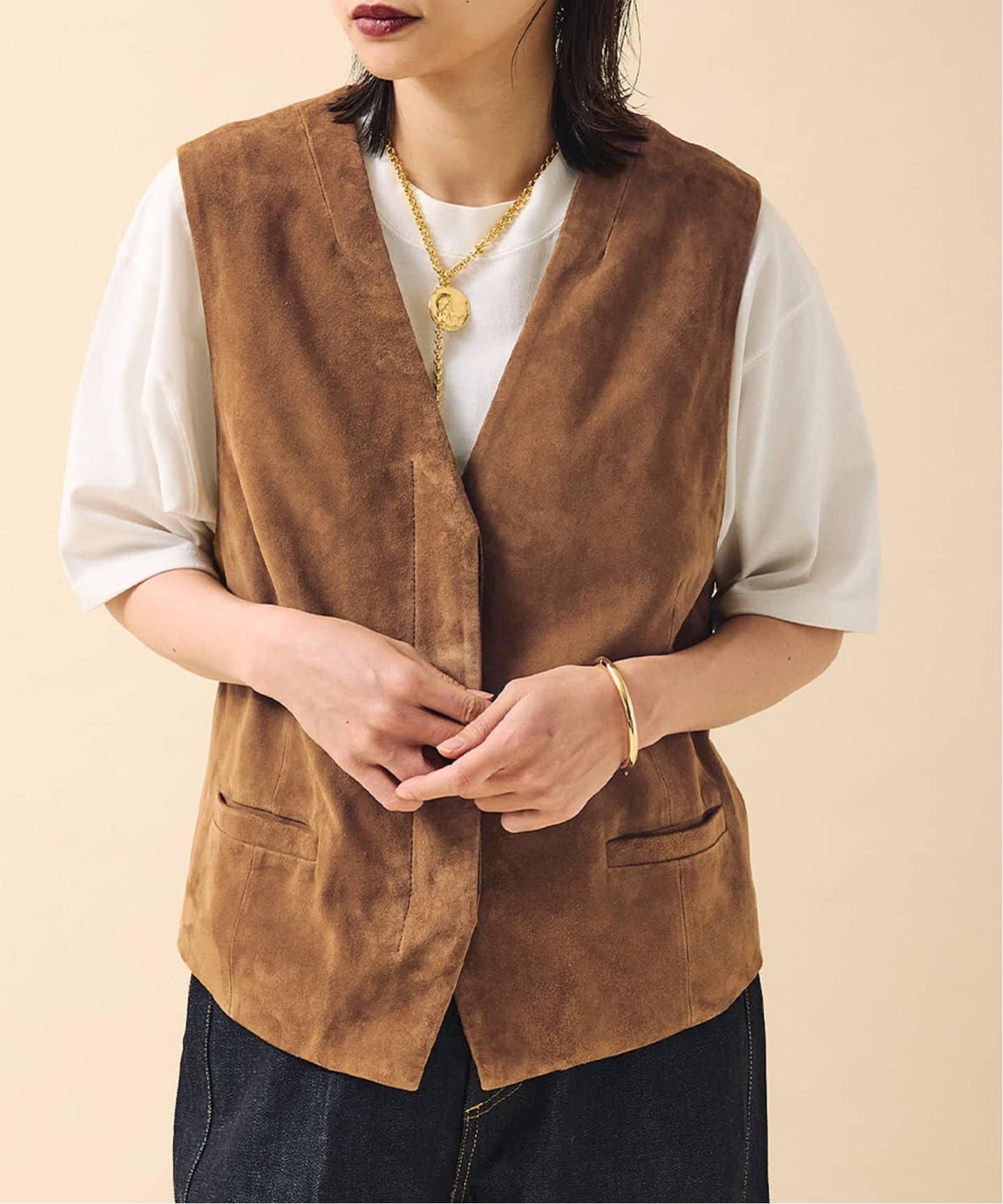 スエードベスト（ベスト）｜JOURNAL STANDARD L'ESSAGE（ジャーナル