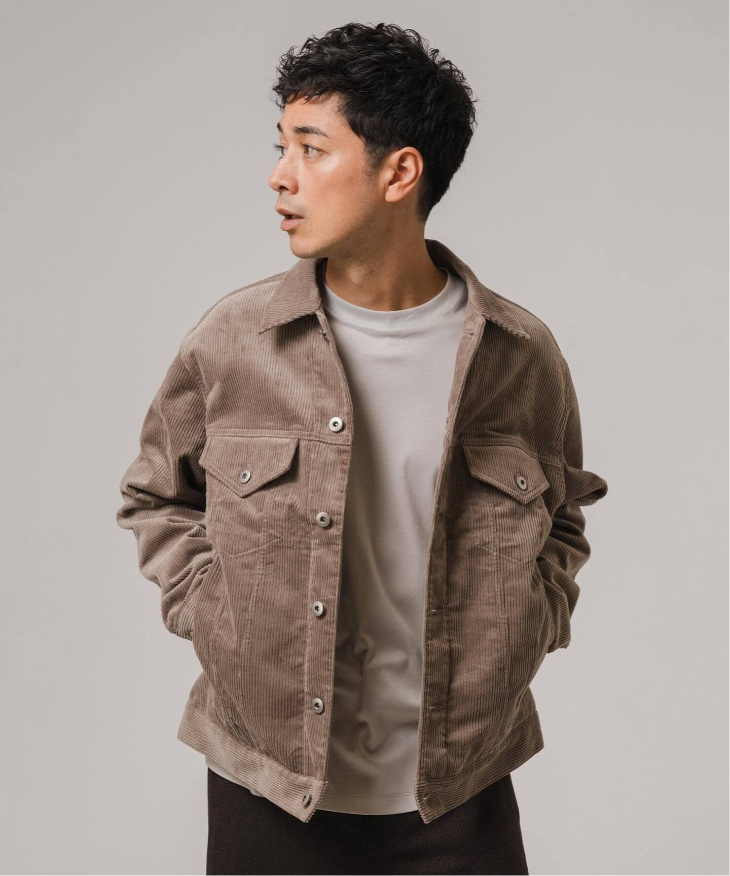 コーデュロイ トラッカー ジャケット（その他ブルゾン／アウター