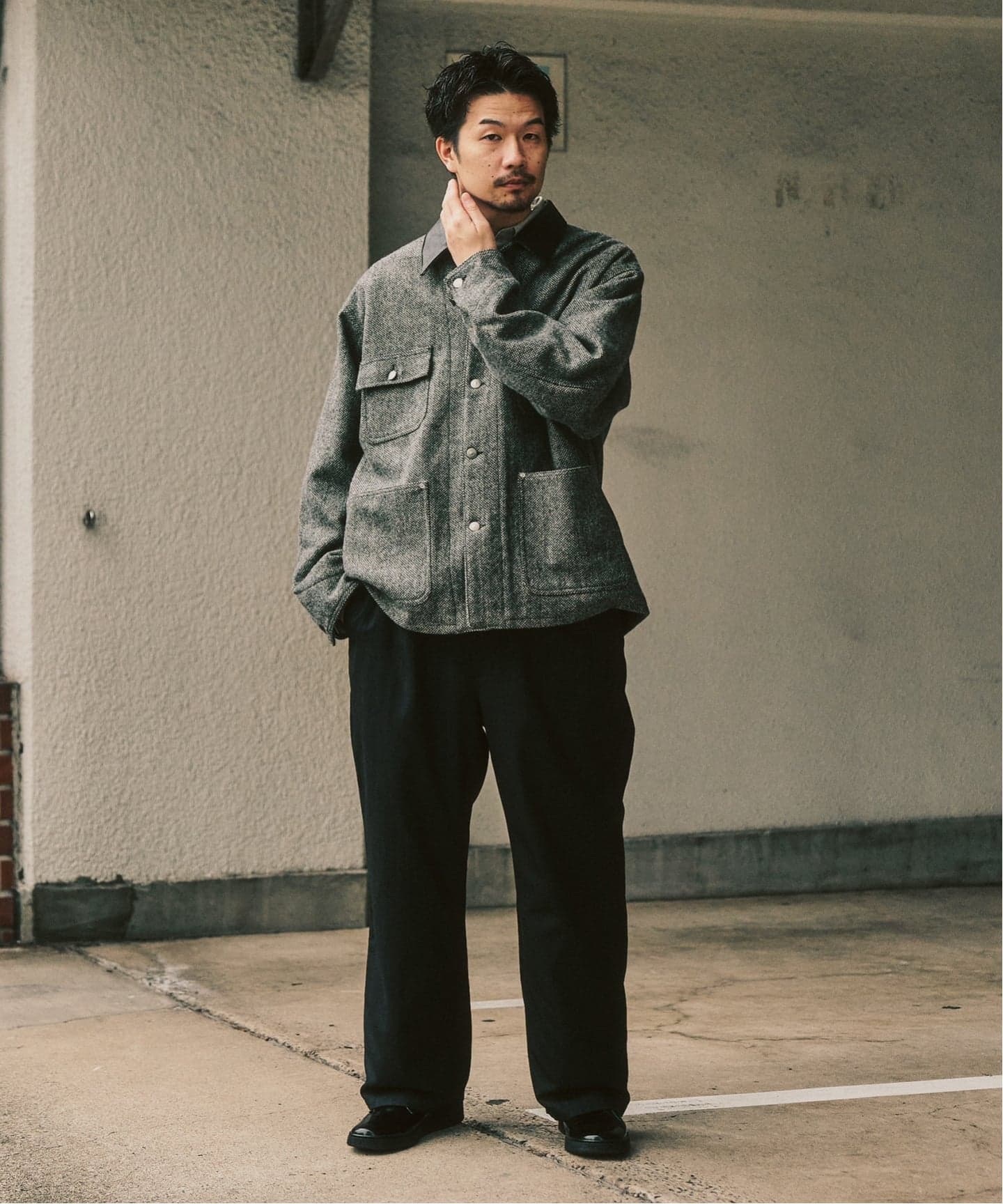 ウールツイード カバーオール（カバーオール）｜417 EDIFICE（フォー