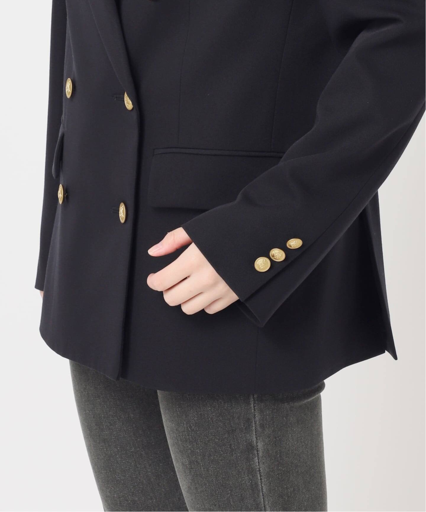 ジャーナルスタンダードレリューム 金ボタン ダブルジャケット