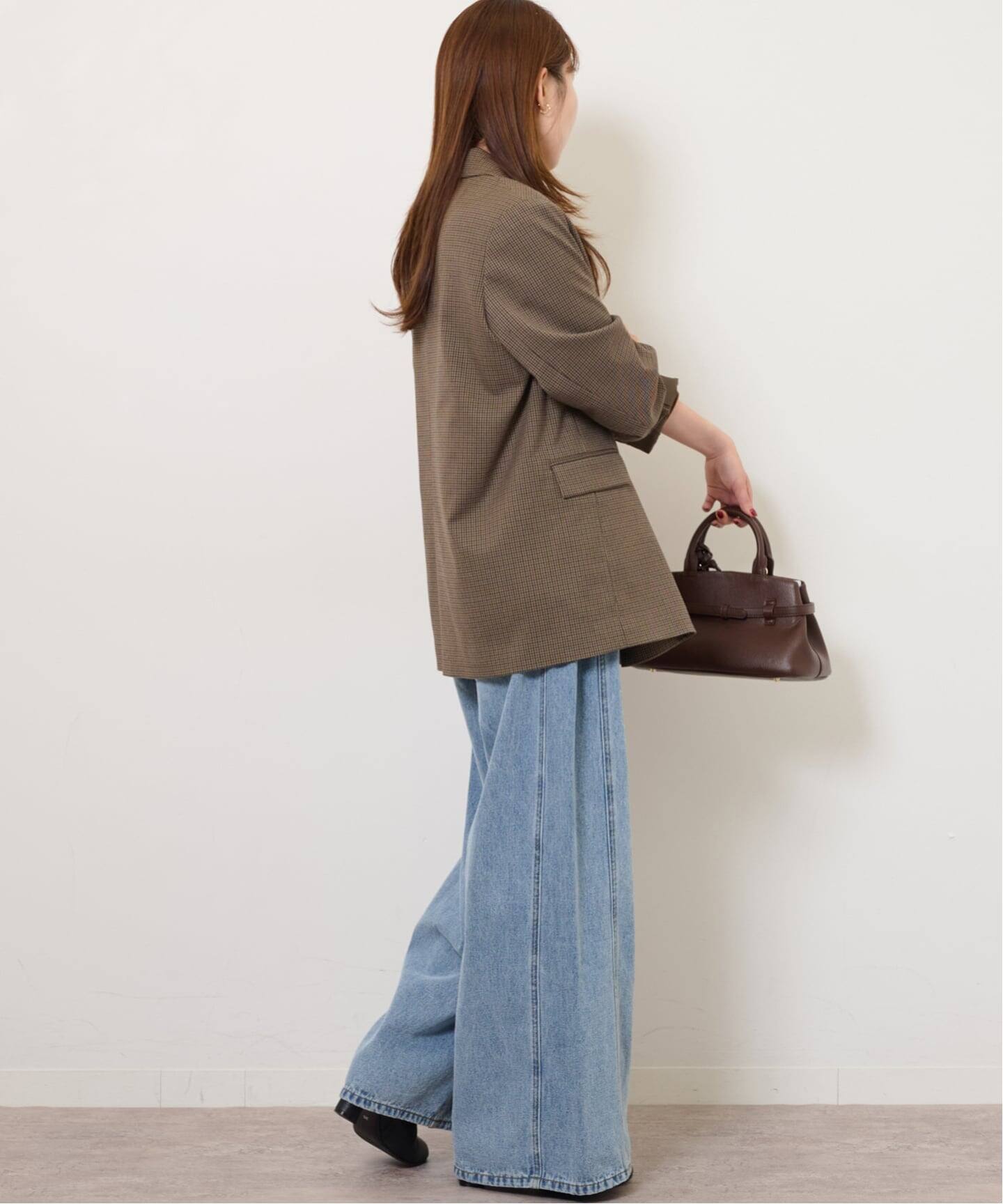 ダブルフロントチェックジャケット（テーラードジャケット）｜JOURNAL