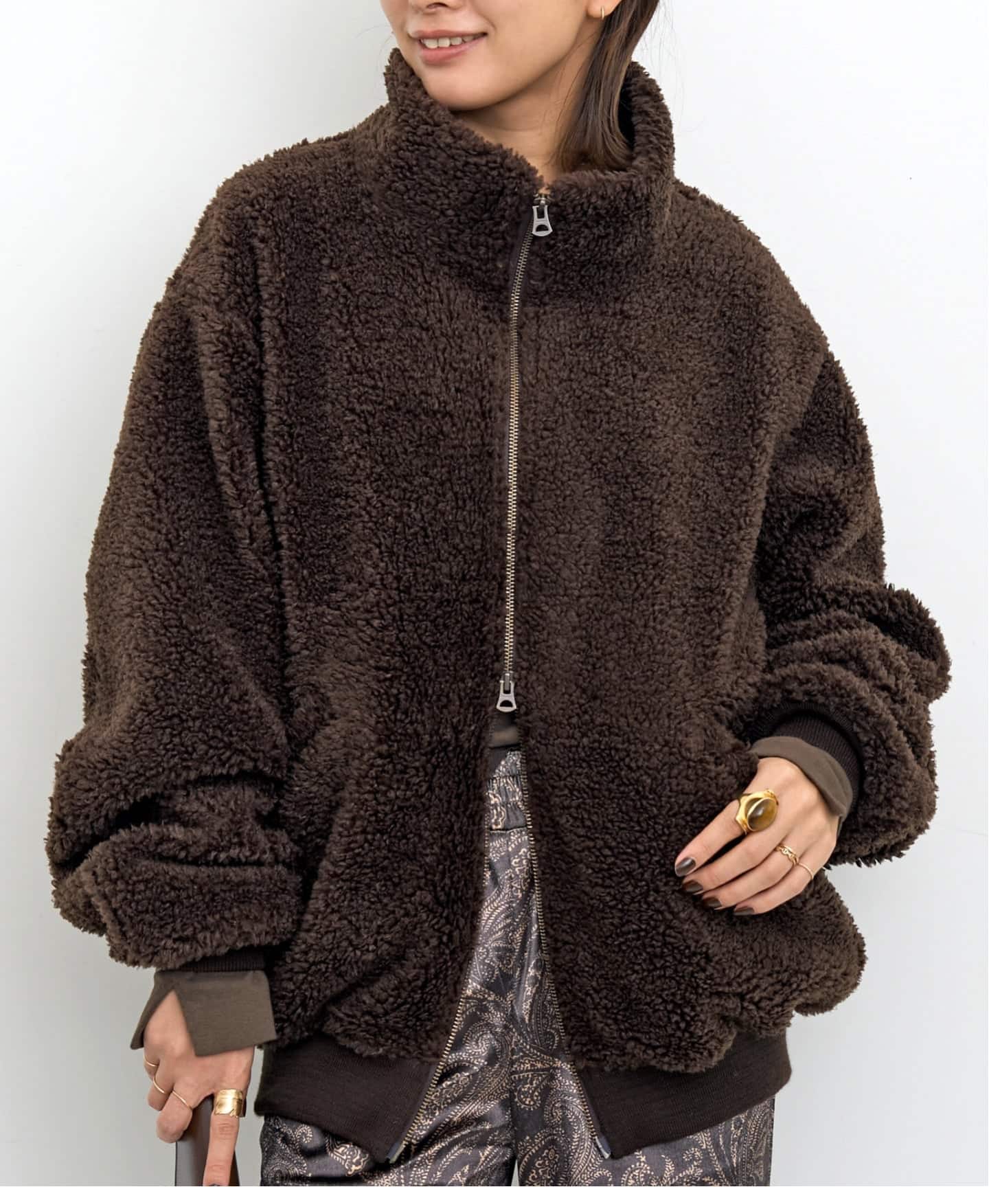 STAMMBAUM/シュタンバウム】 BOA BLOUSON（ボア・フリース）｜L