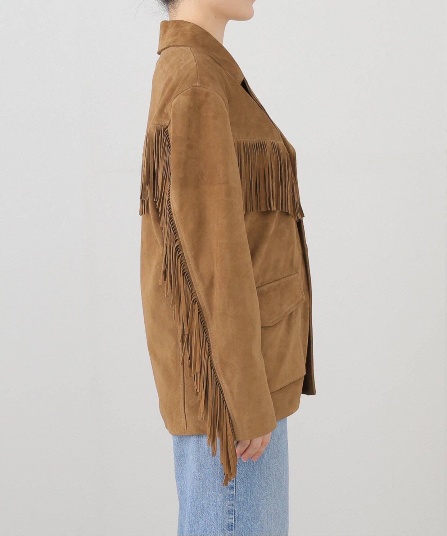 NILI LOTAN/ニリ ロタン】 MAELLE FRINGE JACKET（その他ジャケット