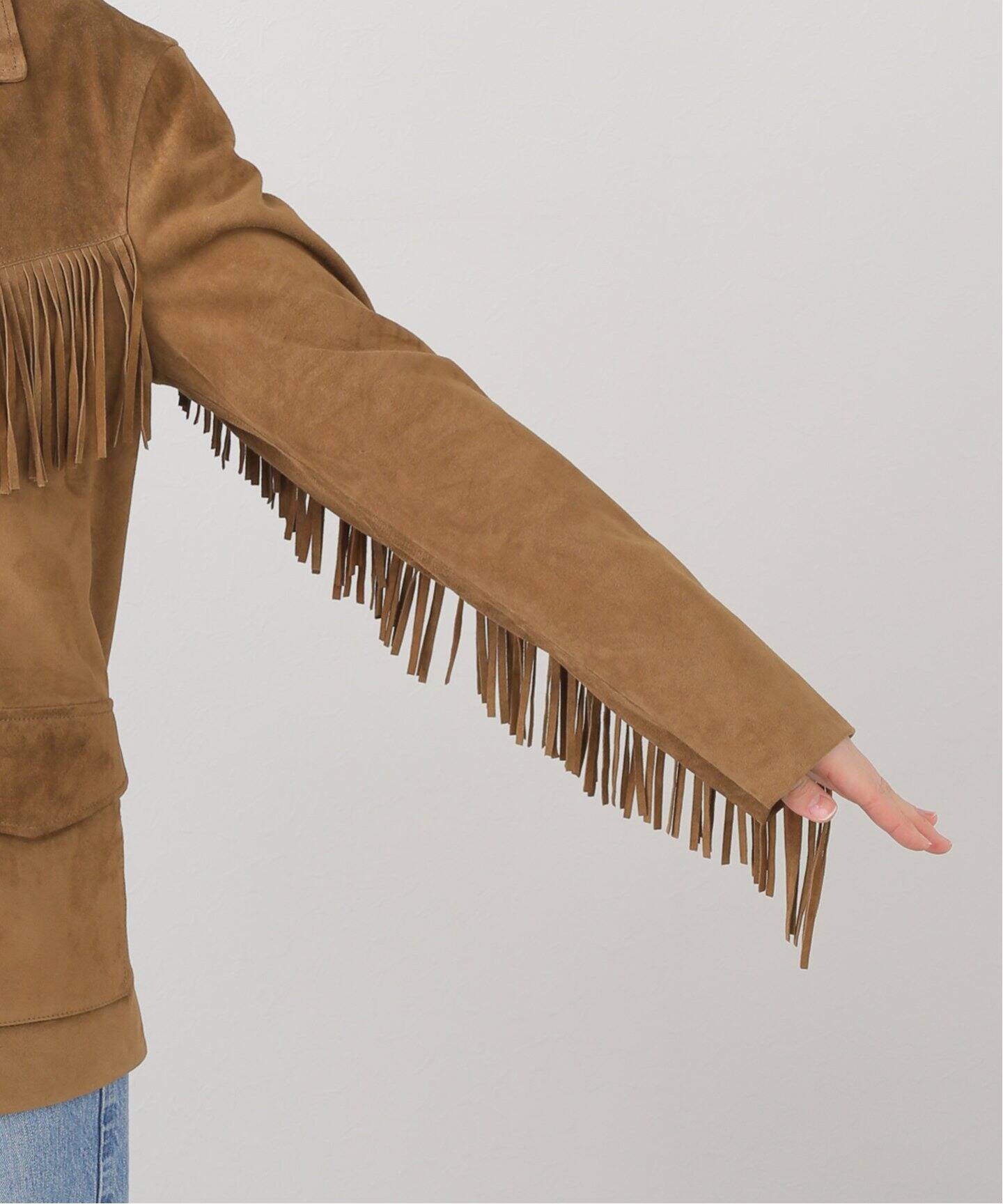 NILI LOTAN/ニリ ロタン】 MAELLE FRINGE JACKET（その他ジャケット