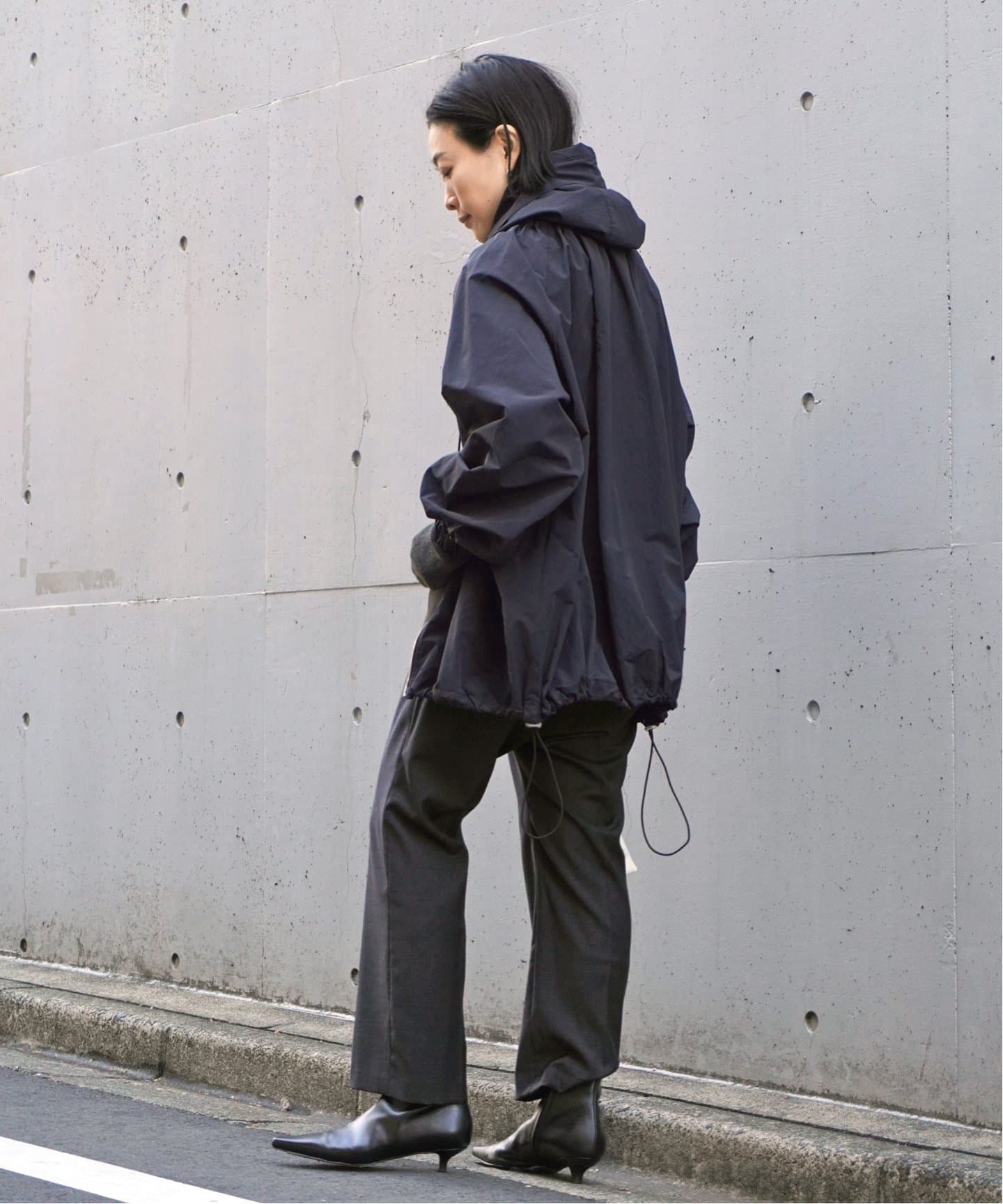 CINOH / チノ】ナイロンフーディブルゾン（ナイロンジャケット）｜AP