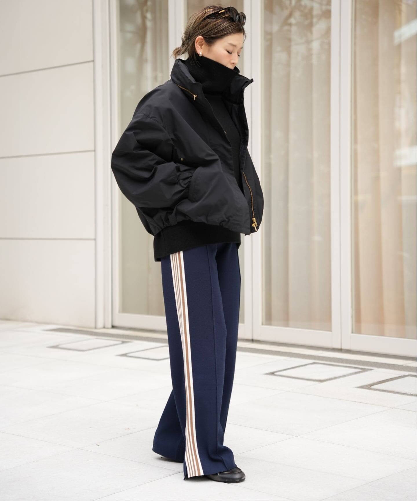 WASHED STAND ZIP ブルゾン（その他ブルゾン／アウター）｜Deuxieme