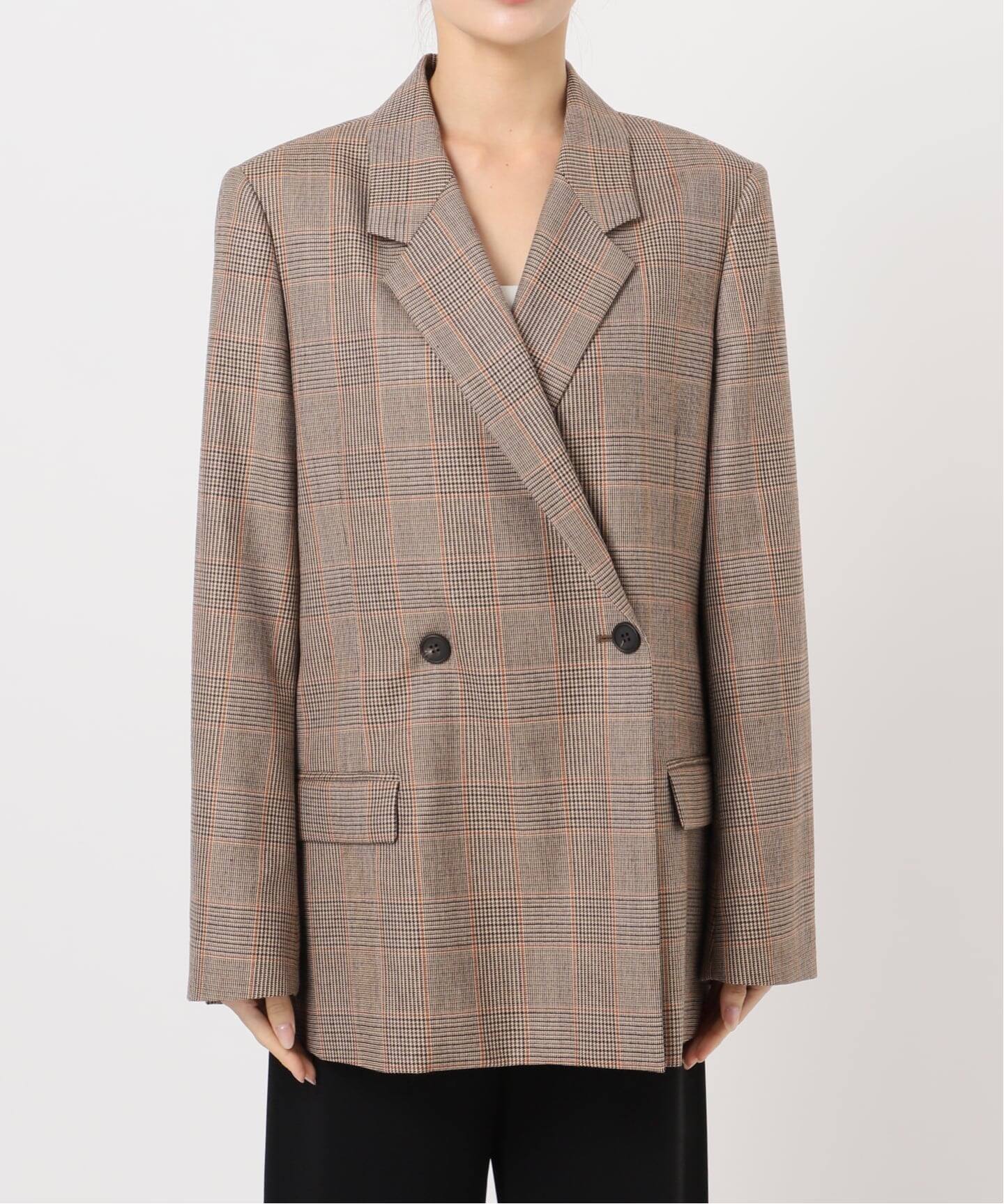 Essential ジャケット(CHECK)（テーラードジャケット）｜Deuxieme