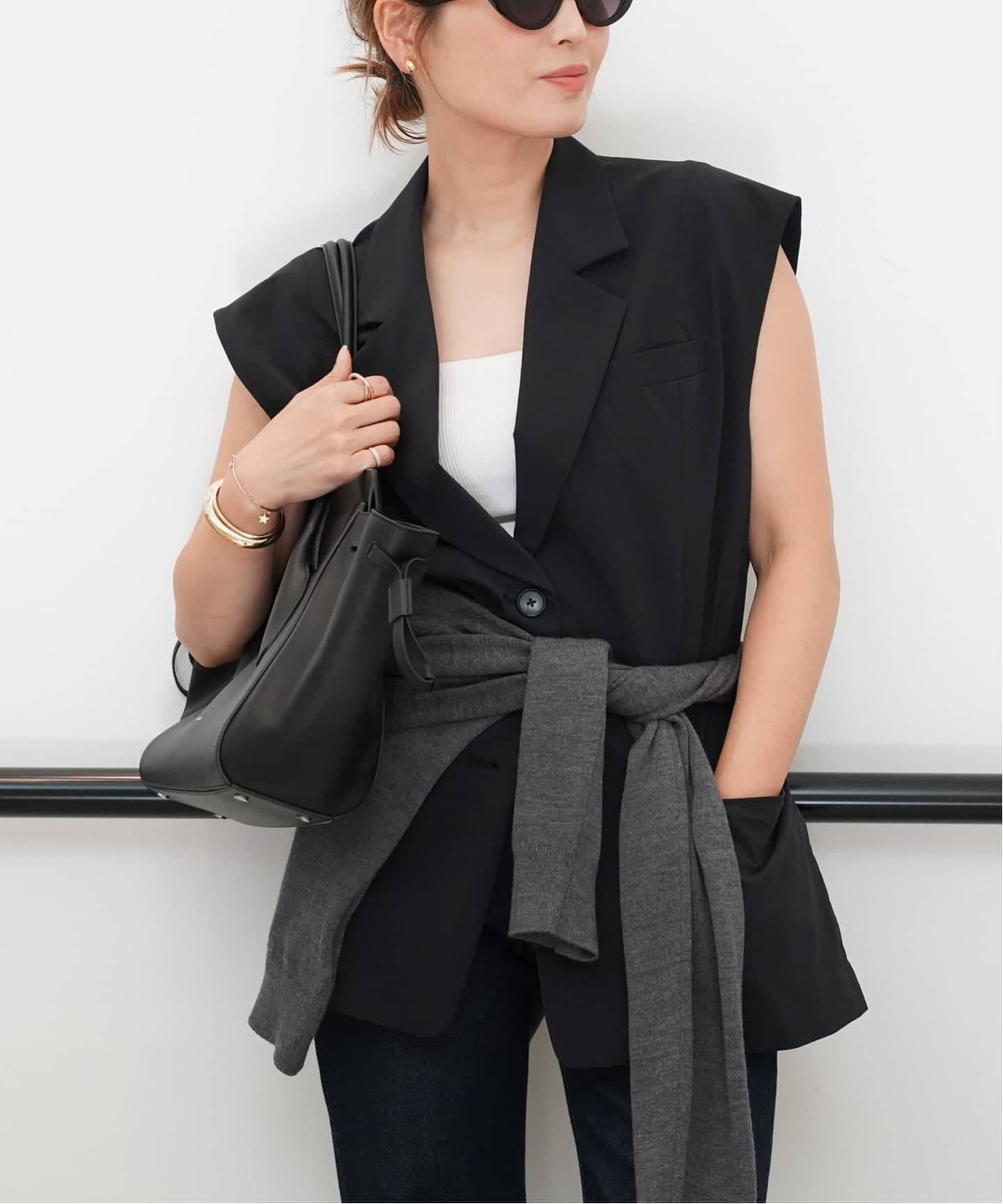 CELERI Sleeveless ジャケット（ジレ）｜Deuxieme Classe