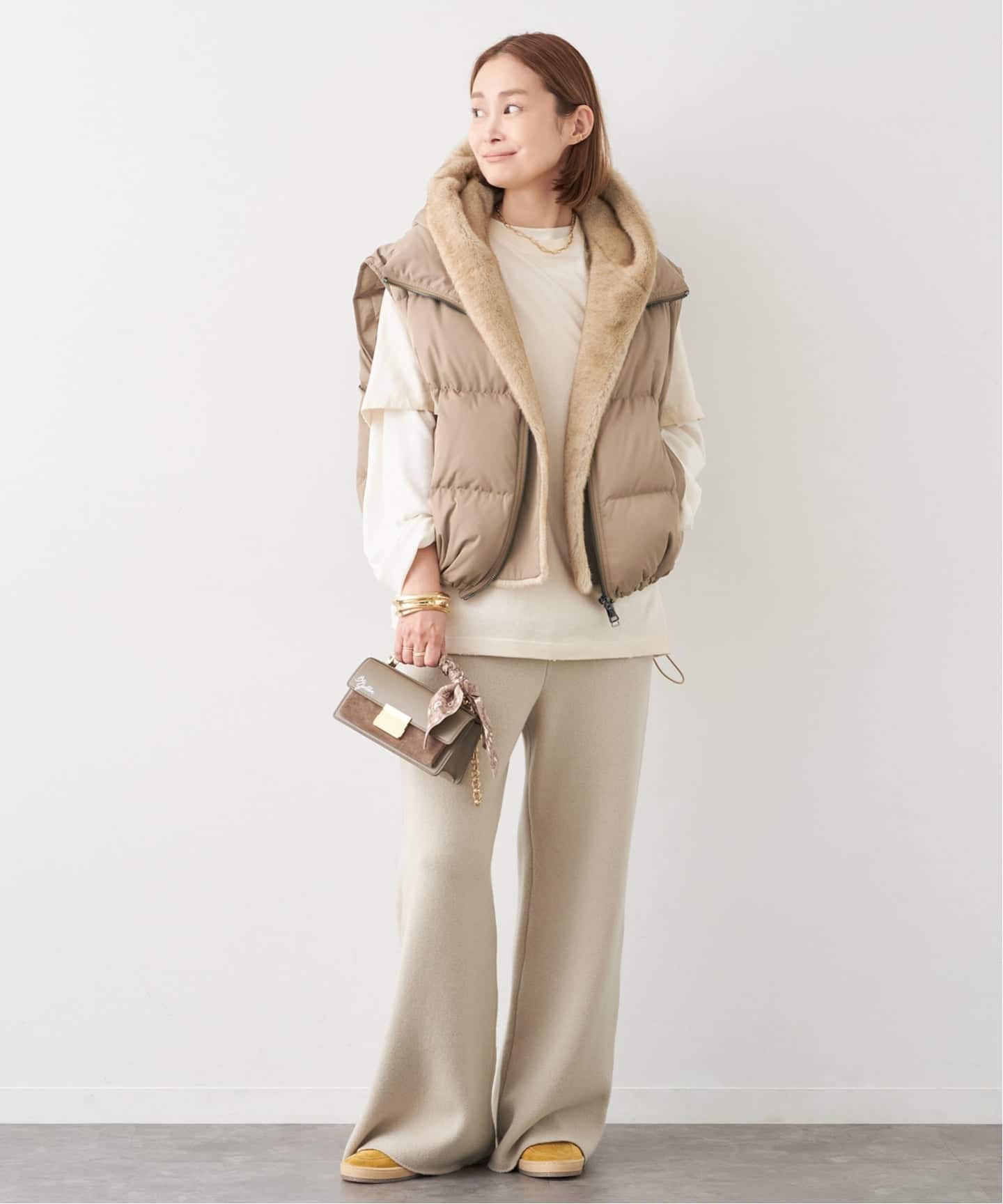 MY WHITE/マイホワイト】VEST（ダウン・中綿ベスト）｜Deuxieme Classe