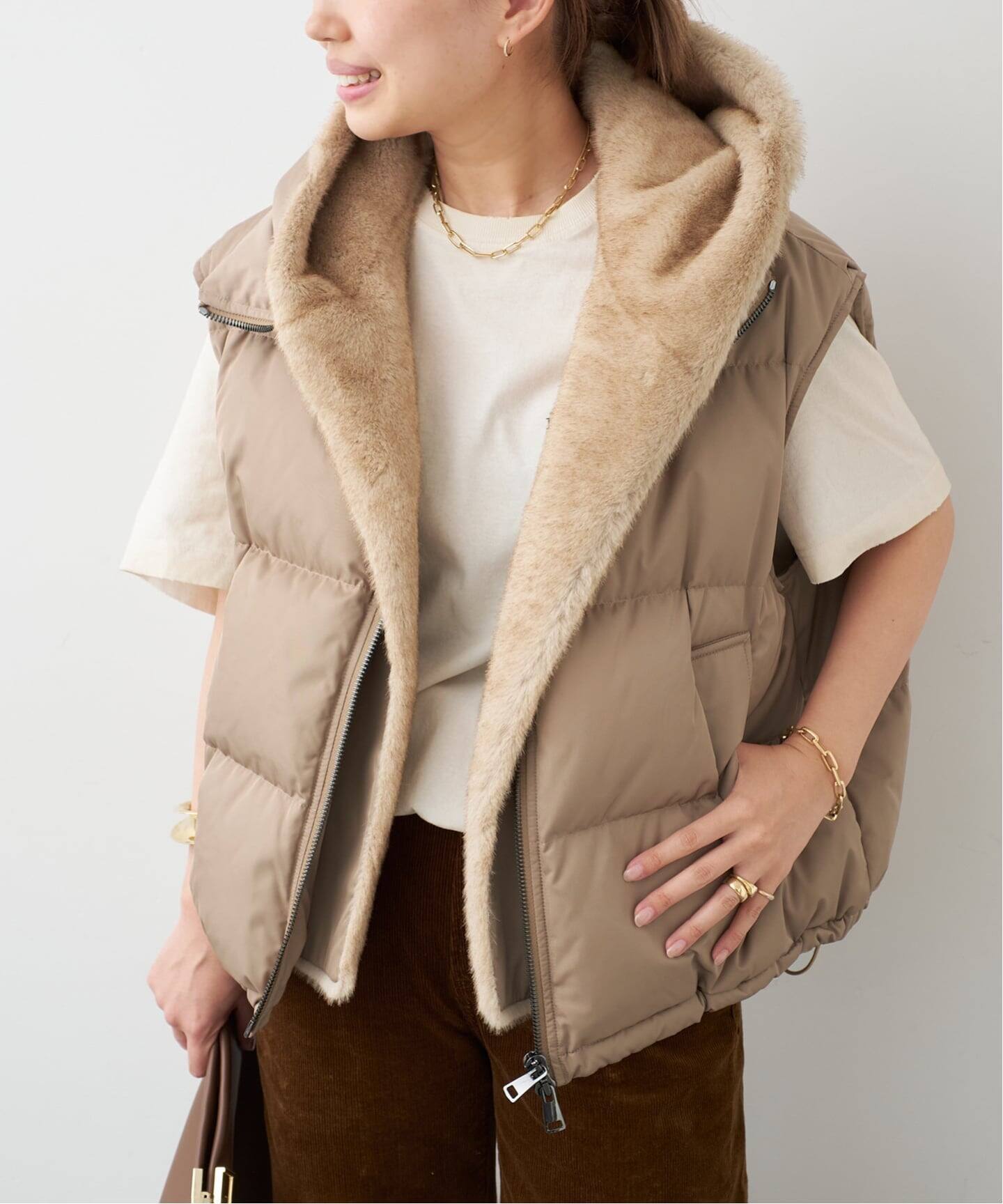 MY WHITE/マイホワイト】VEST（ダウン・中綿ベスト）｜Deuxieme Classe