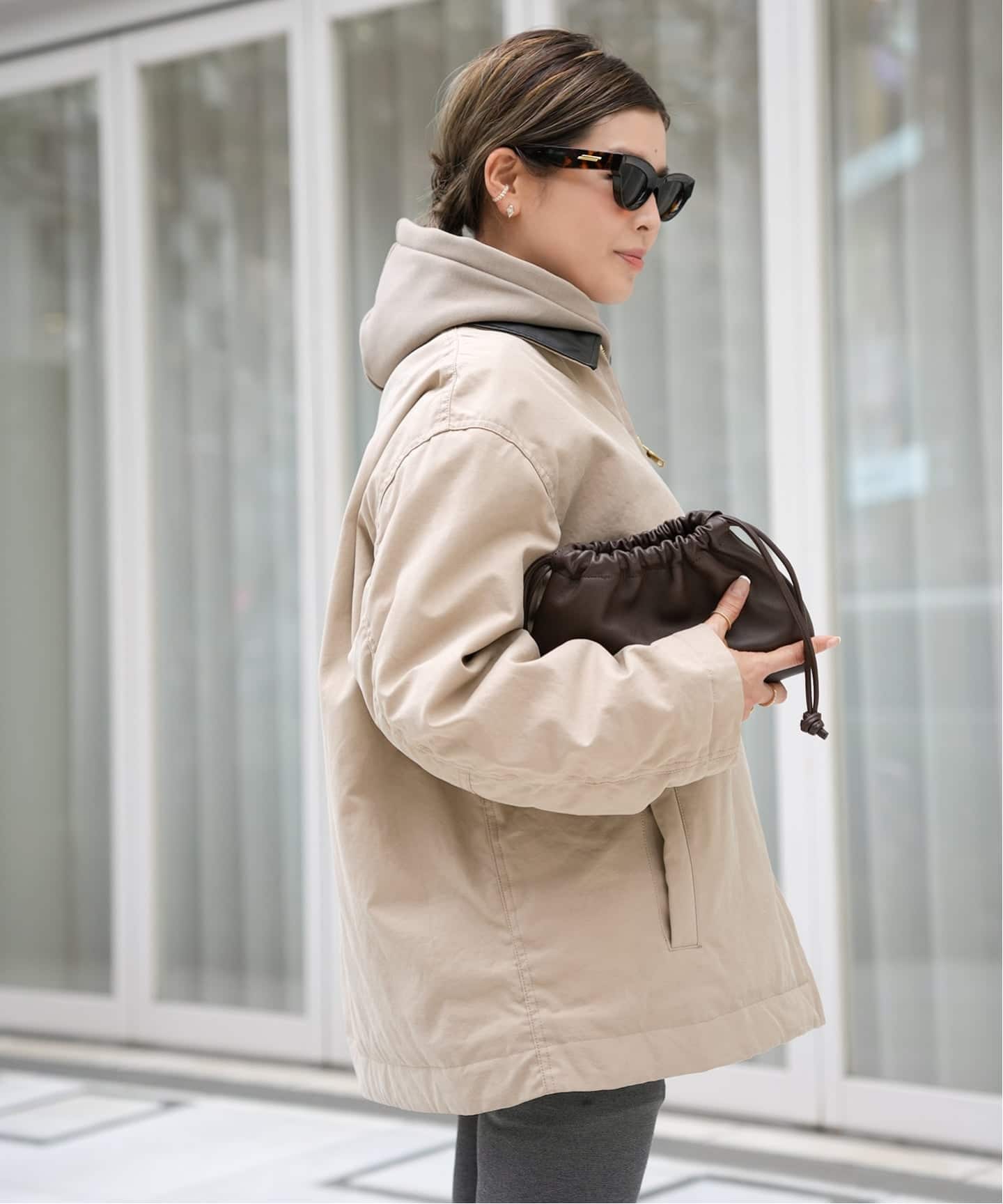 CALUX/キャラクス】ZIP UP ジャケット（その他ブルゾン／アウター