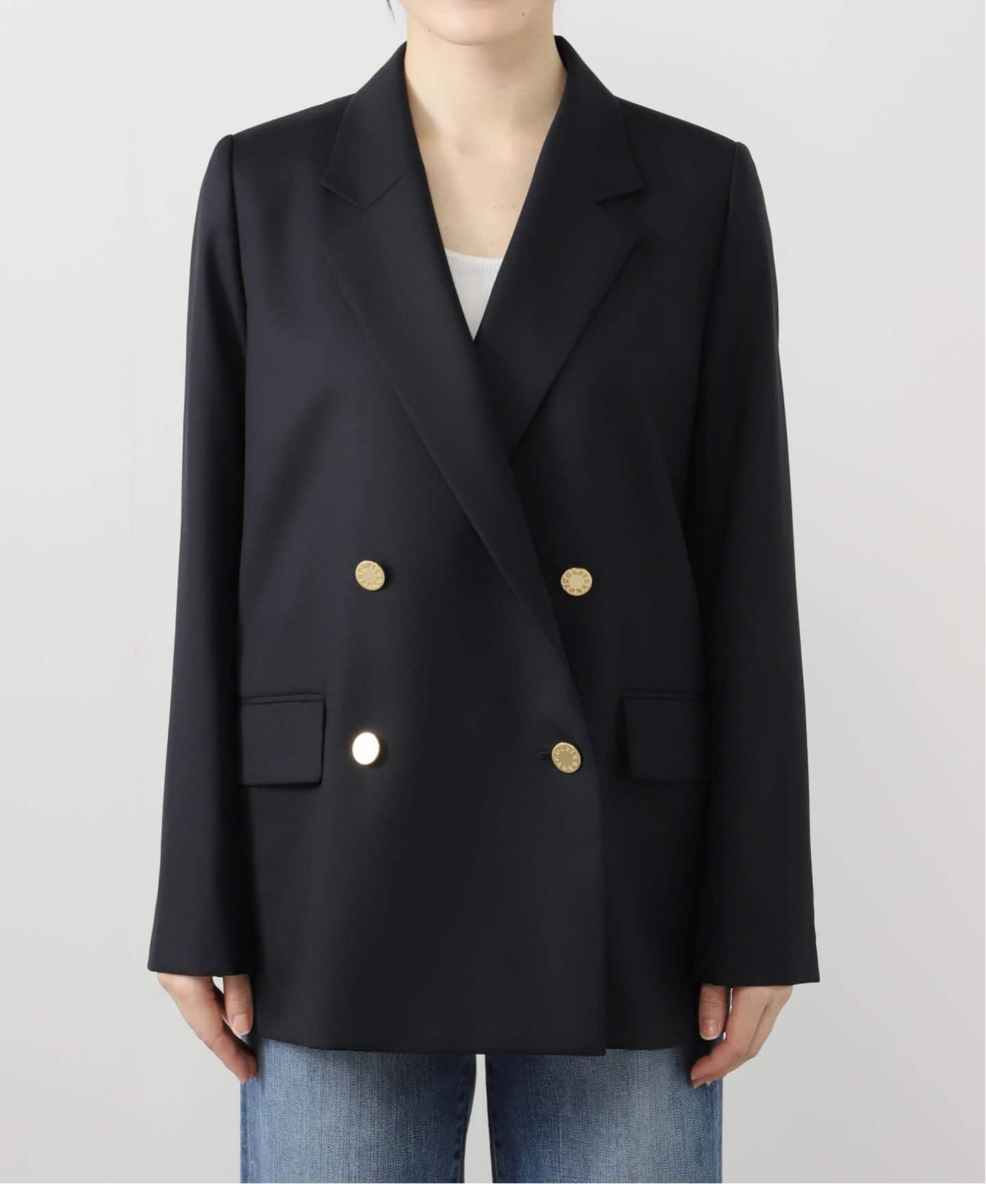 Col Pierrot/コルピエロ】WOOL SURGE GOLD BUTTON ジャケット