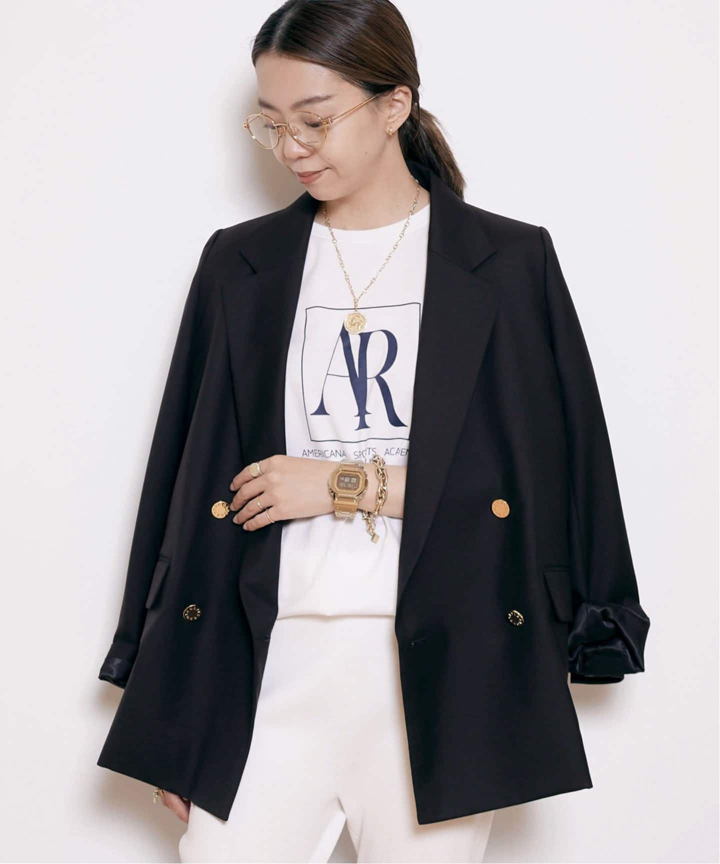 Col Pierrot/コルピエロ】WOOL SURGE GOLD BUTTON ジャケット