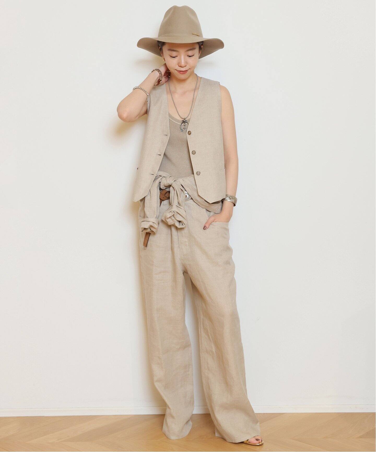 Col Pierrot/コルピエロ】ALBINI LINEN ベスト（スーツベスト）｜MUSE