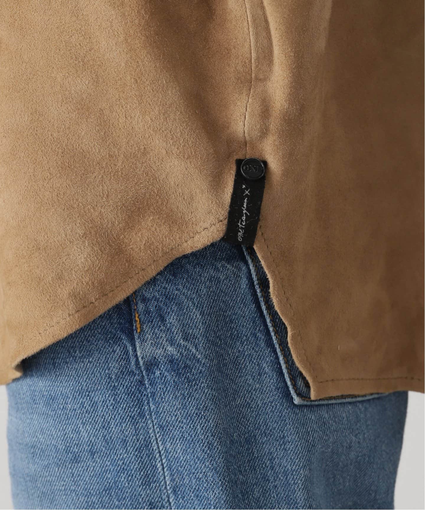 OneTeaSpoon/ワンティースプーン】SUEDE DARIA シャツジャケット